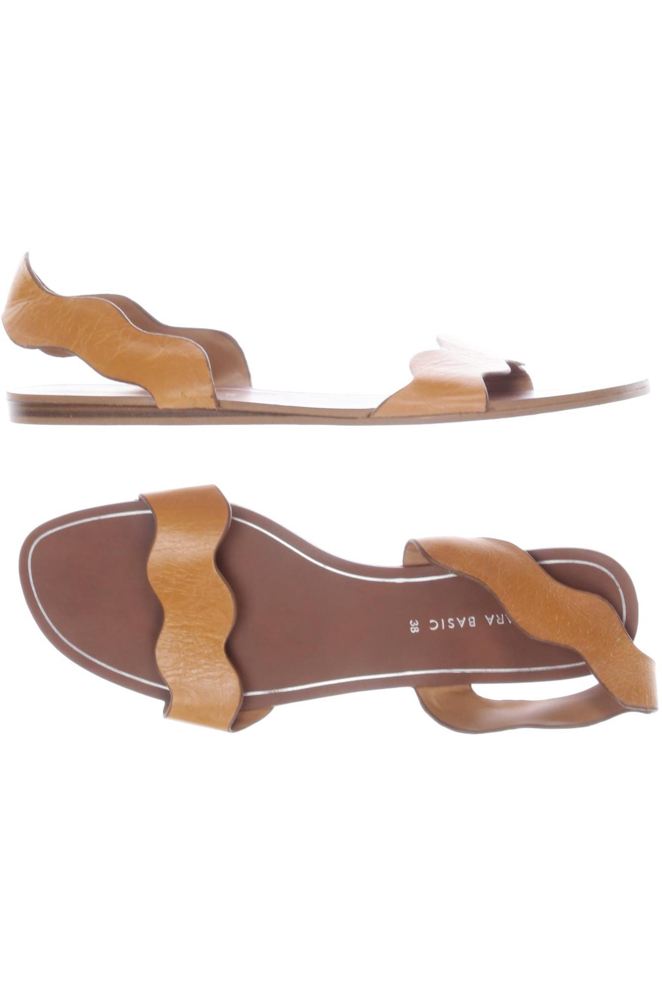 

Zara Damen Sandale, braun, Gr. 38