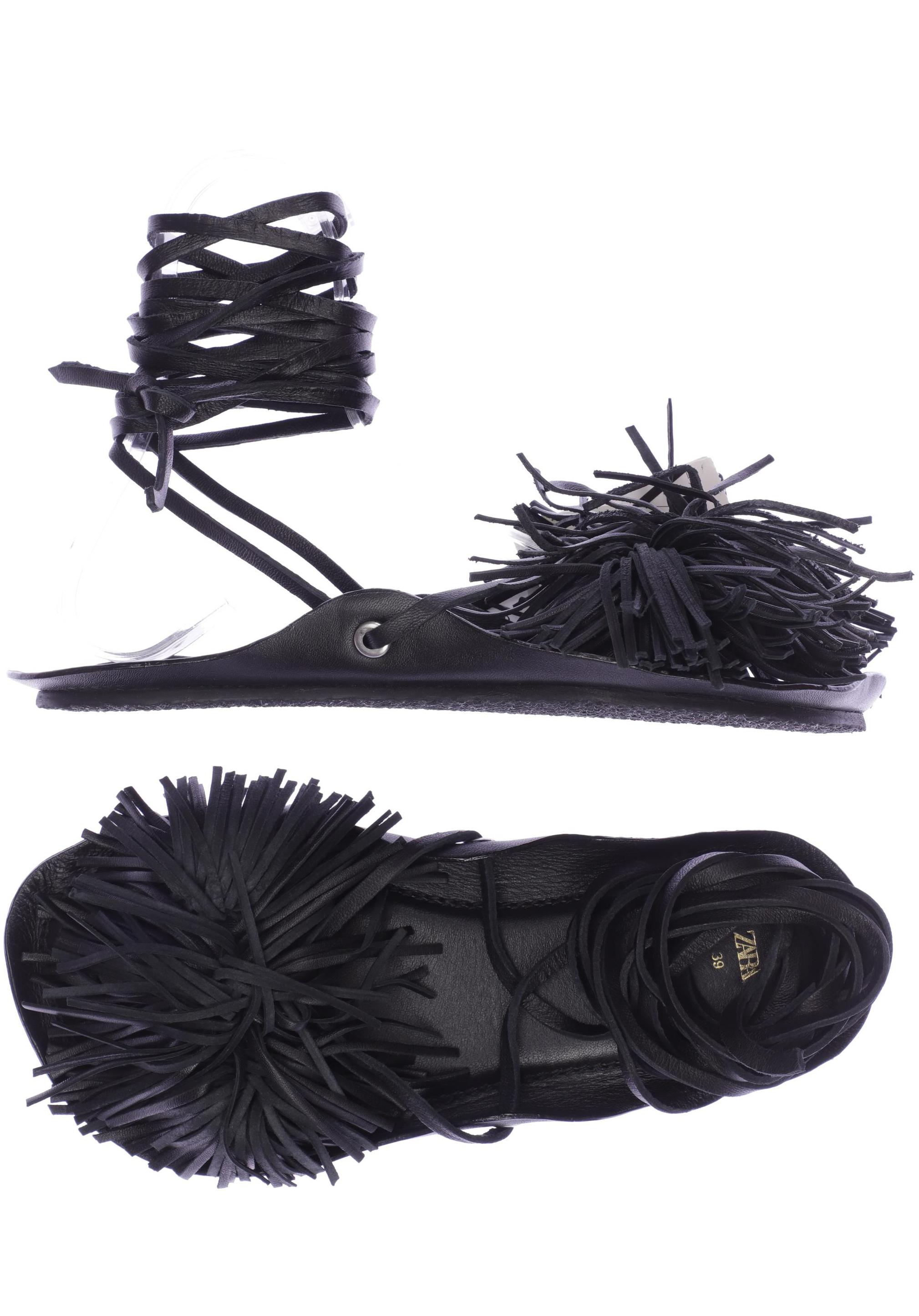 

Zara Damen Sandale, schwarz, Gr. 39