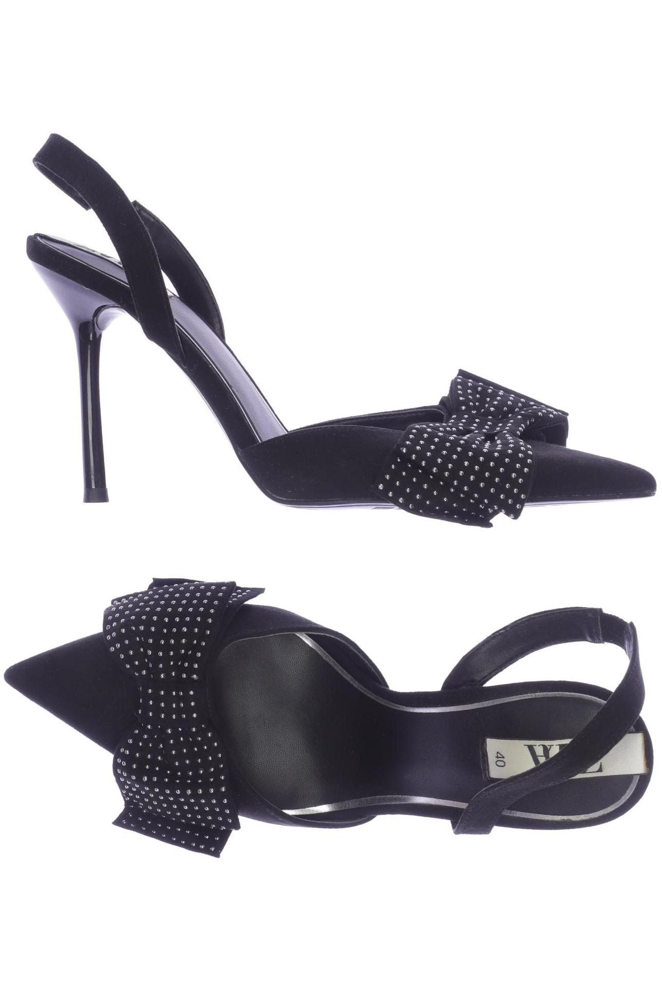 

ZARA Damen Sandale, schwarz