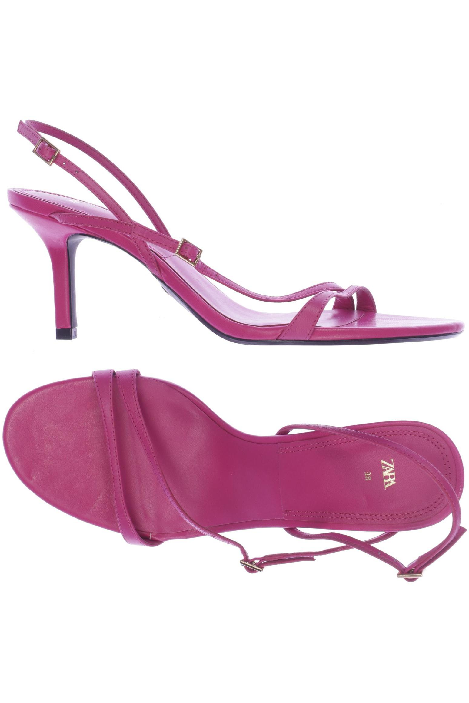 

ZARA Damen Sandale, pink