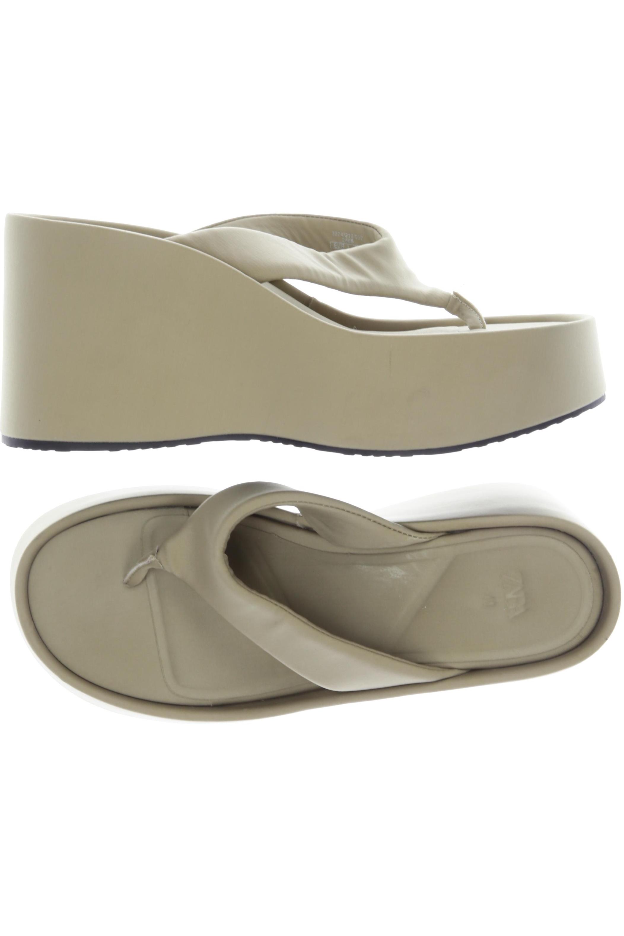

Zara Damen Sandale, beige, Gr. 40