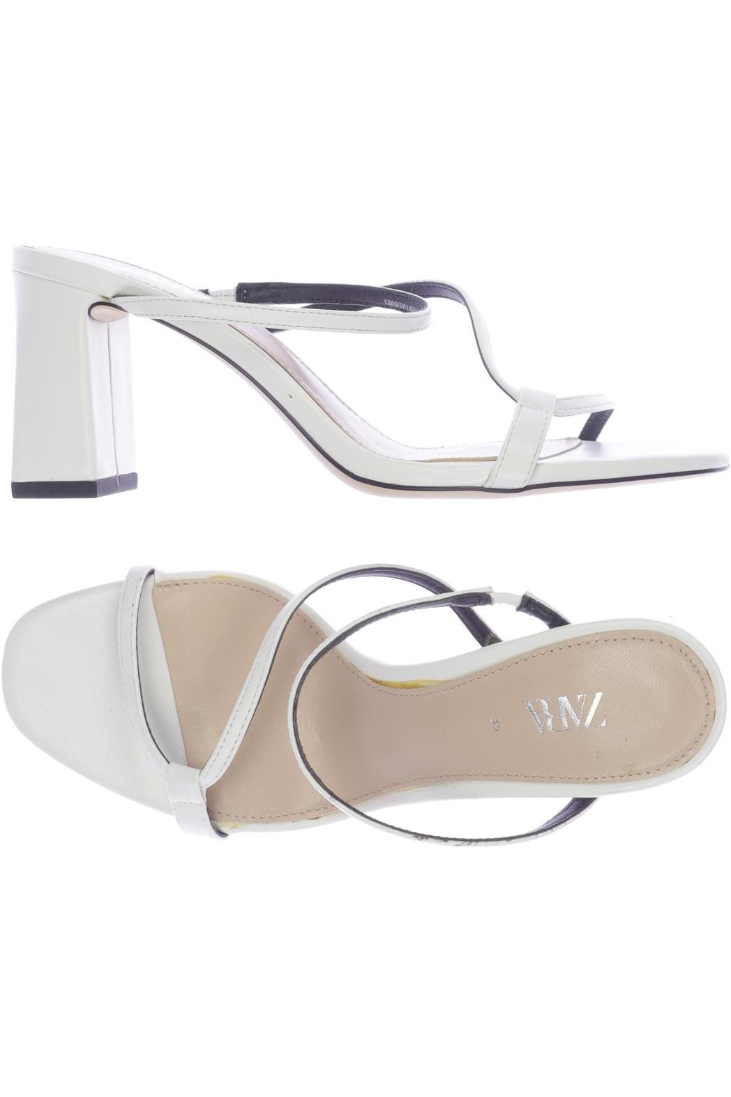 

ZARA Damen Sandale, weiß