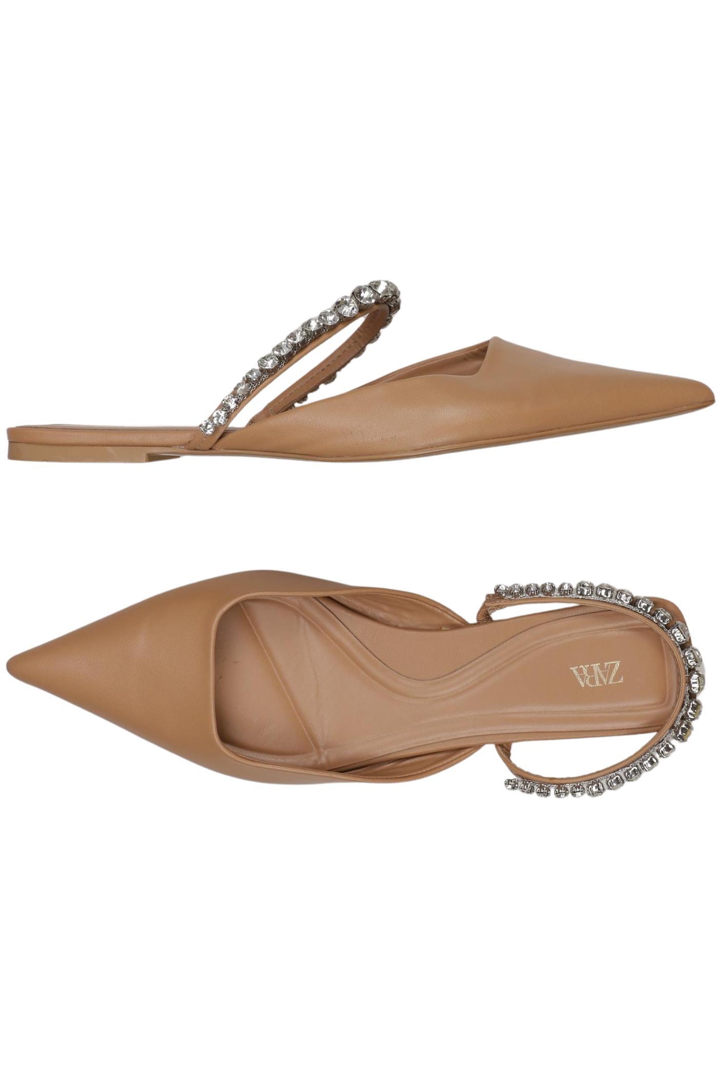 

Zara Damen Sandale, beige, Gr. 40