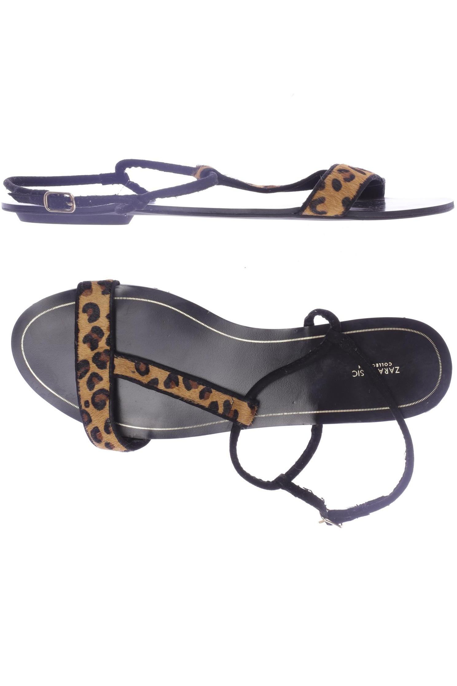 

Zara Damen Sandale, braun, Gr. 39