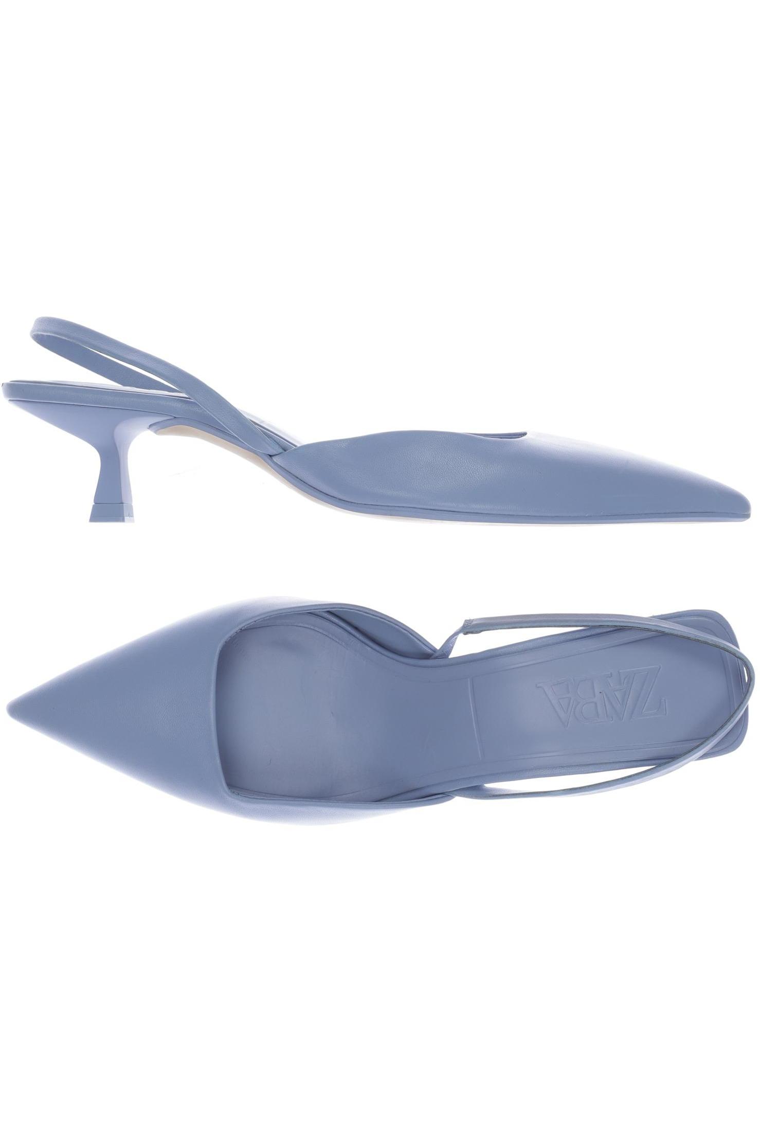 

Zara Damen Sandale, blau, Gr. 38