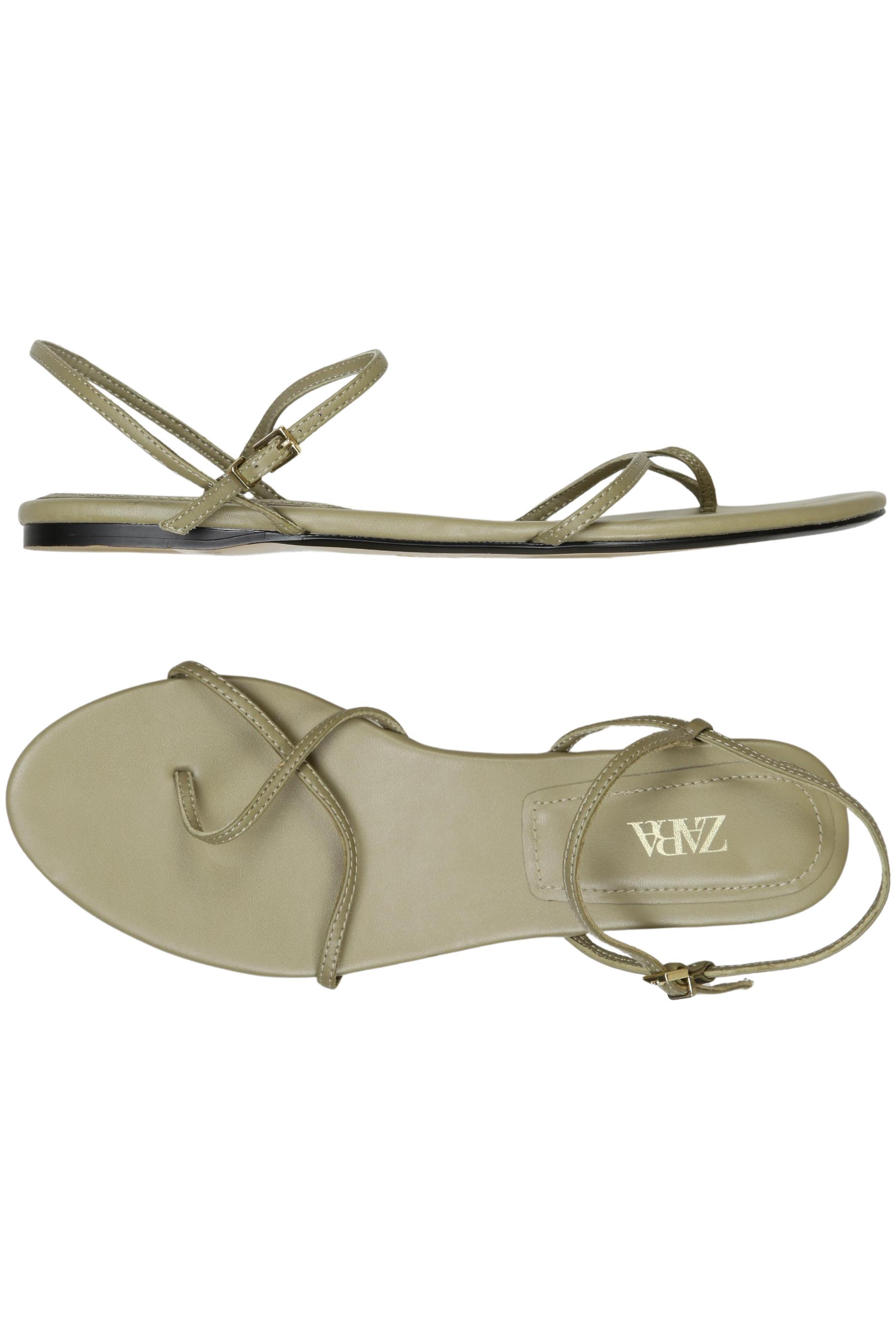 

Zara Damen Sandale, beige, Gr. 38