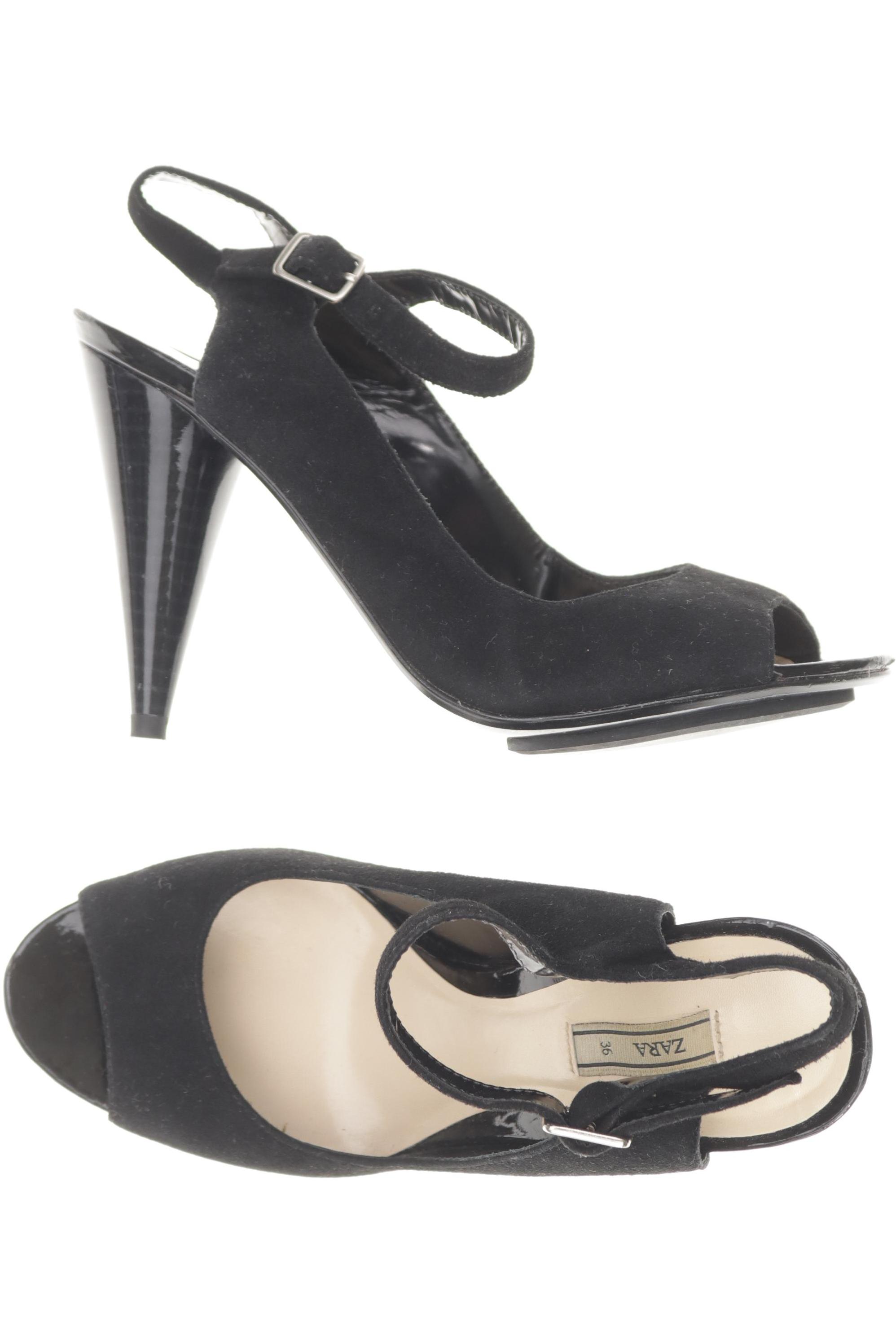 

Zara Damen Sandale, schwarz, Gr. 36