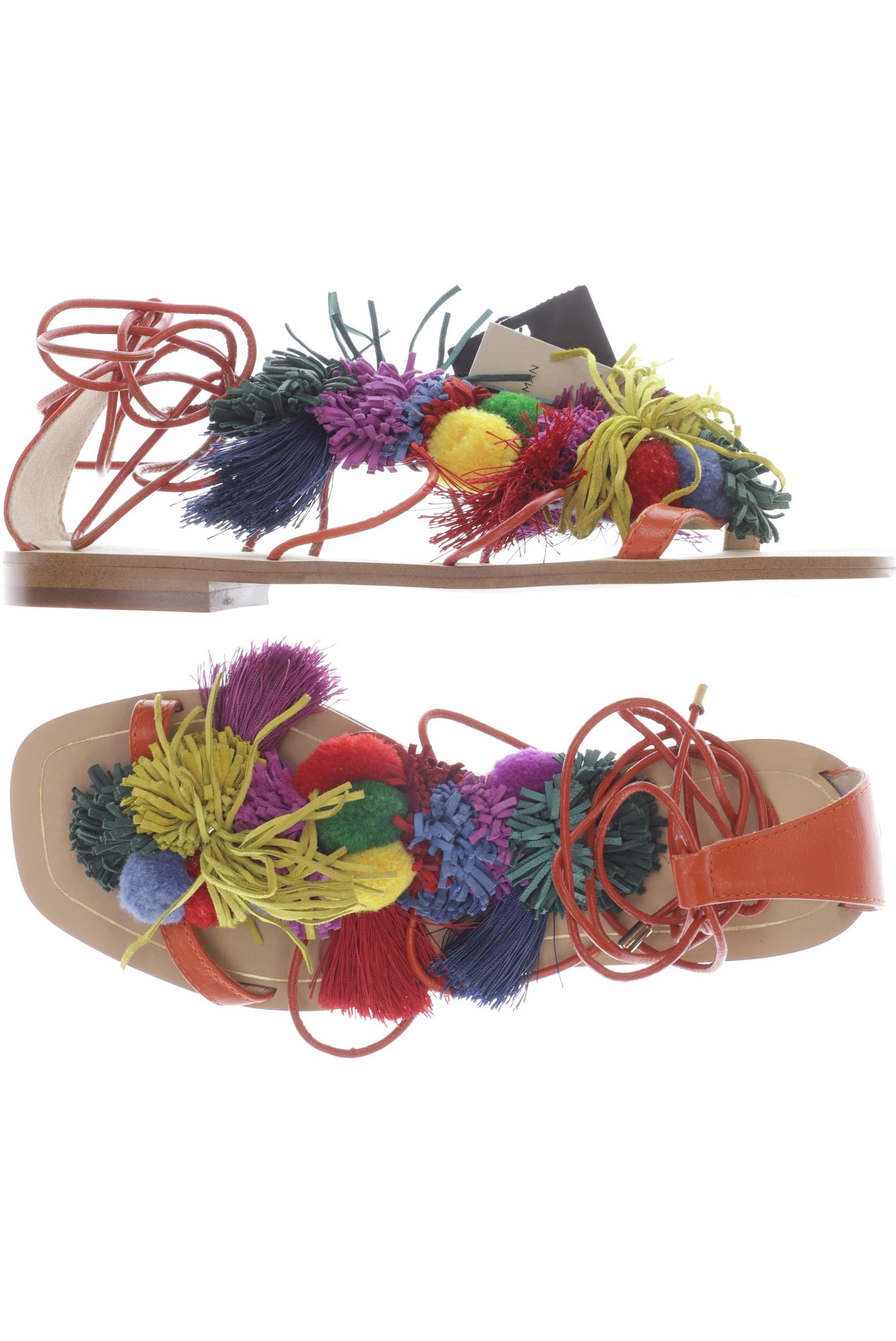 

Zara Damen Sandale, orange, Gr. 36