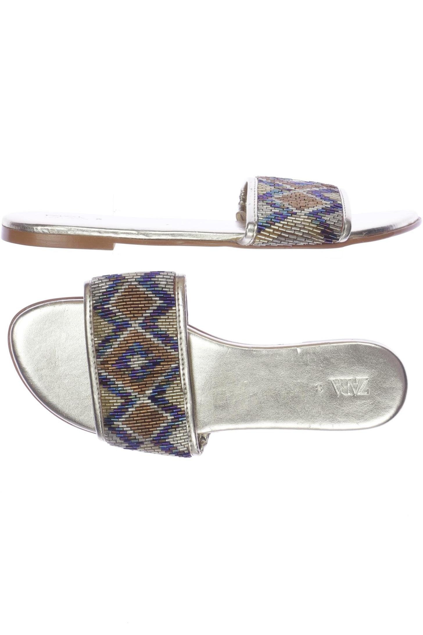 

Zara Damen Sandale, gold, Gr. 39