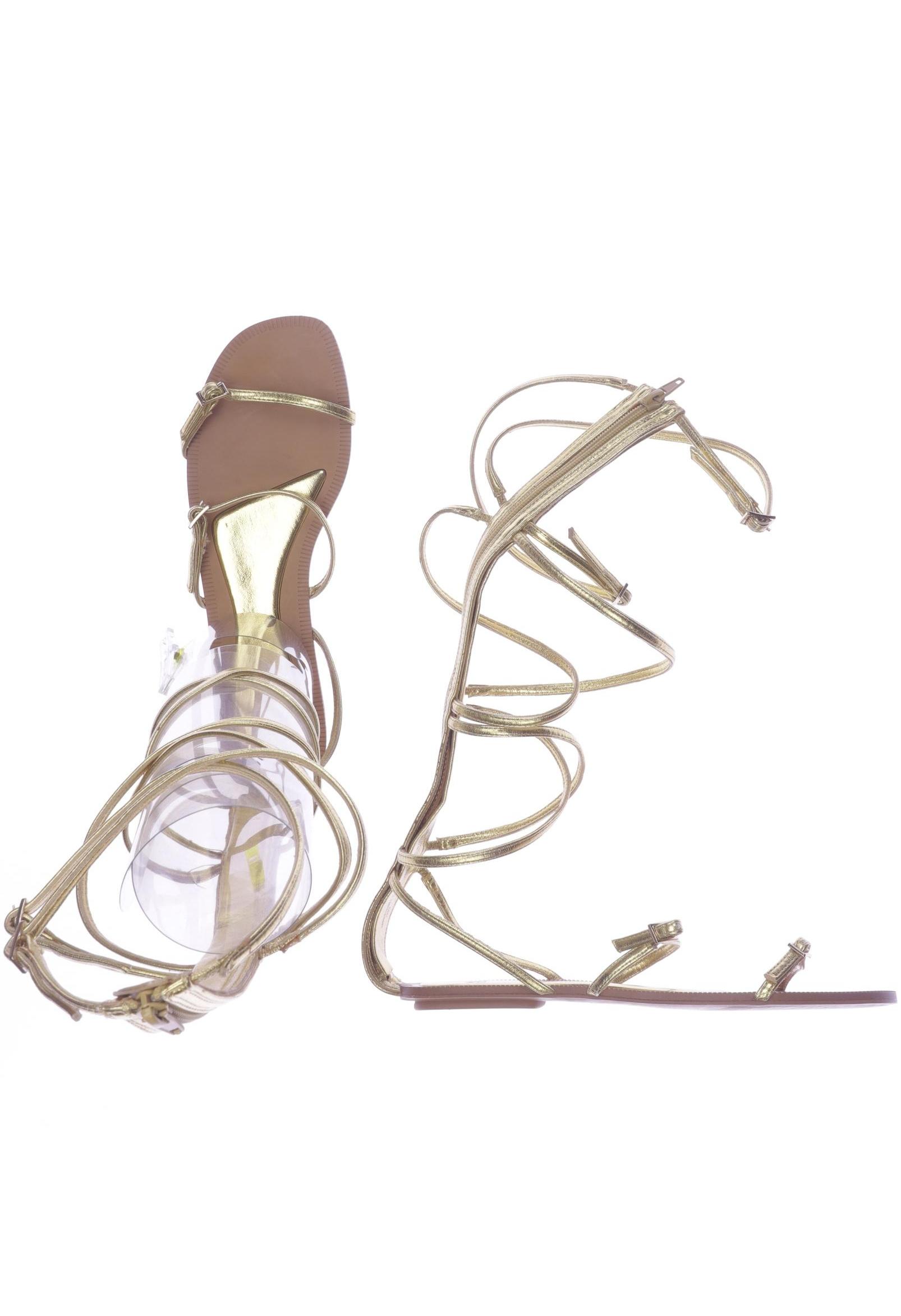 

Zara Damen Sandale, gold, Gr. 39