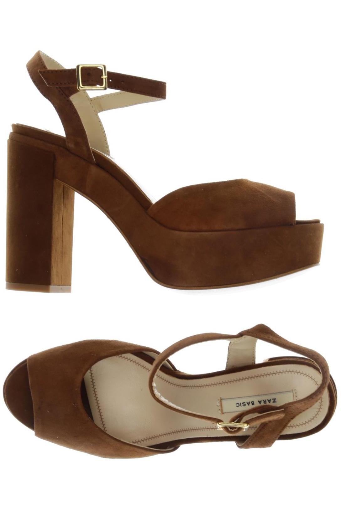

Zara Damen Sandale, braun, Gr. 36