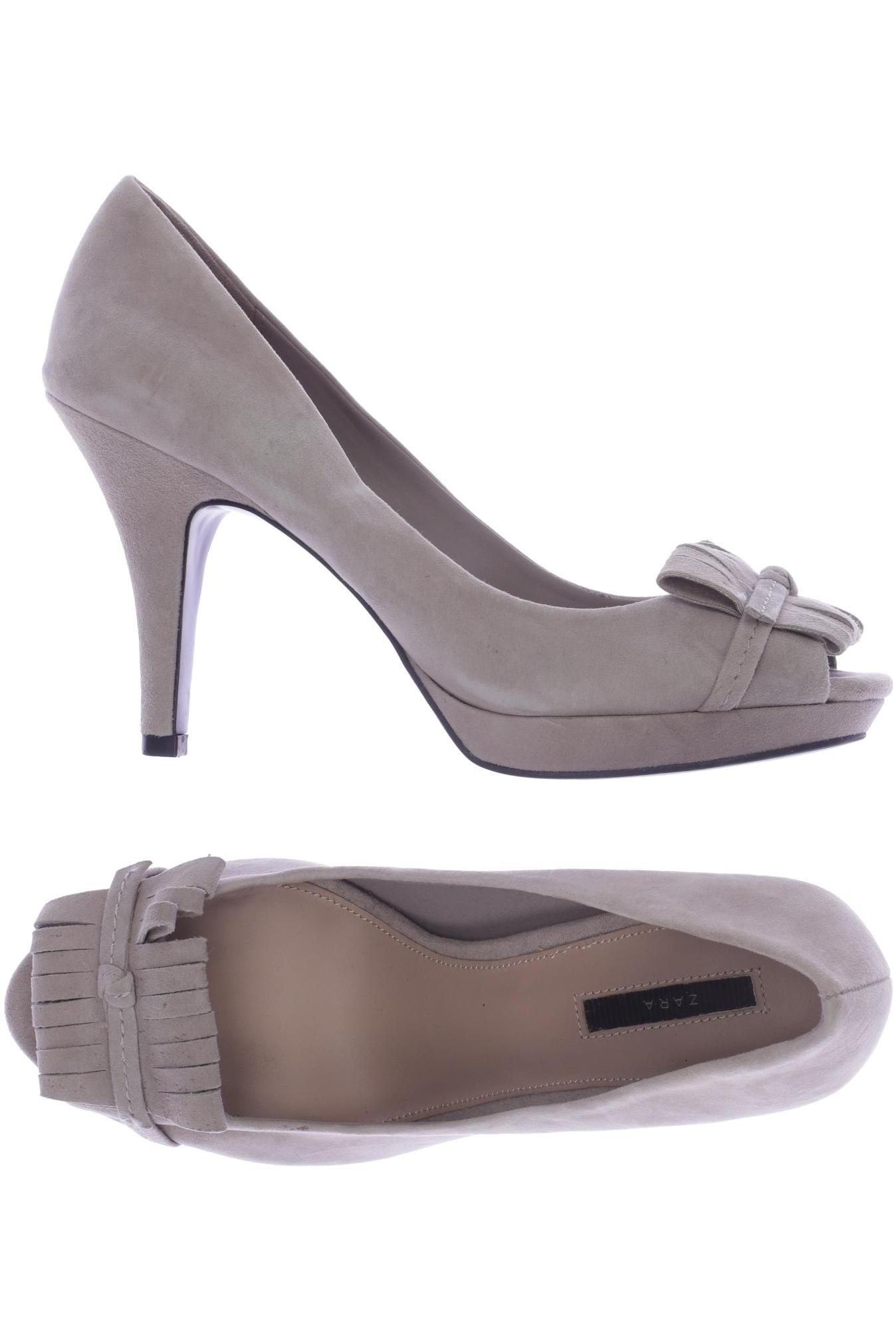 

ZARA Damen Sandale, grau