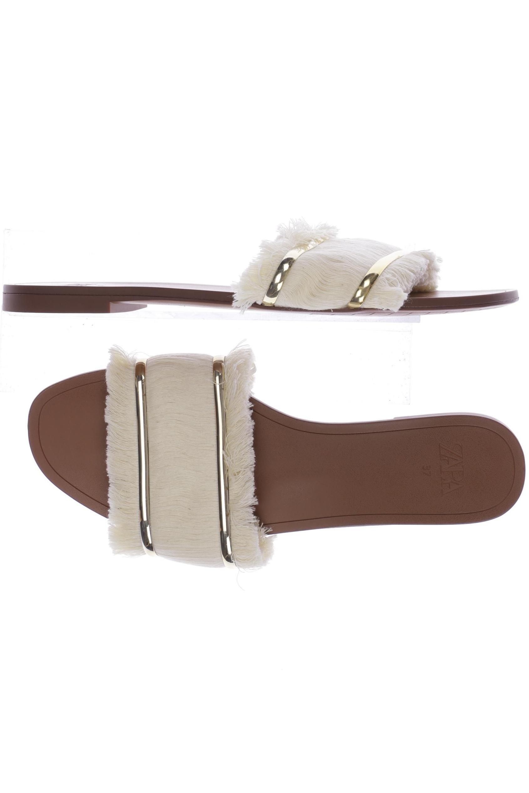 

Zara Damen Sandale, cremeweiß, Gr. 37