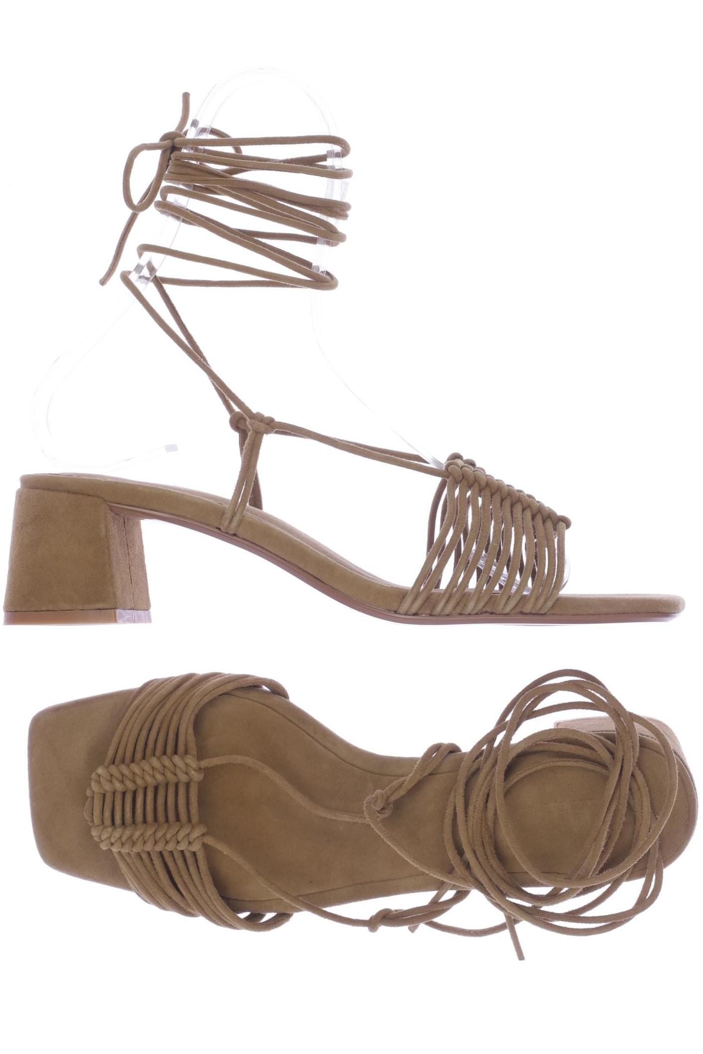 

Zara Damen Sandale, beige, Gr. 38