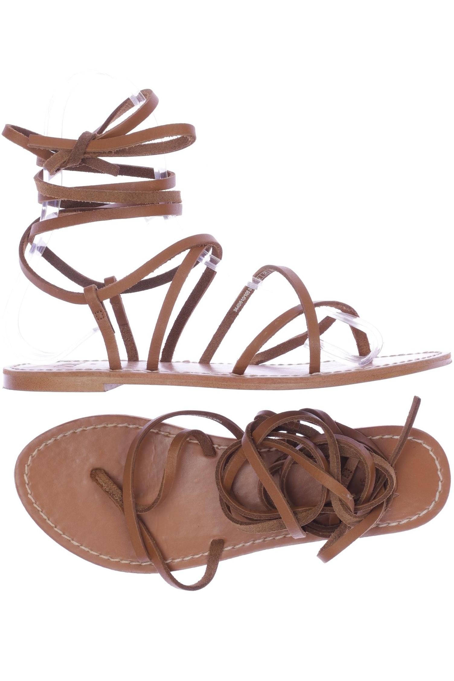 

Zara Damen Sandale, braun, Gr. 37
