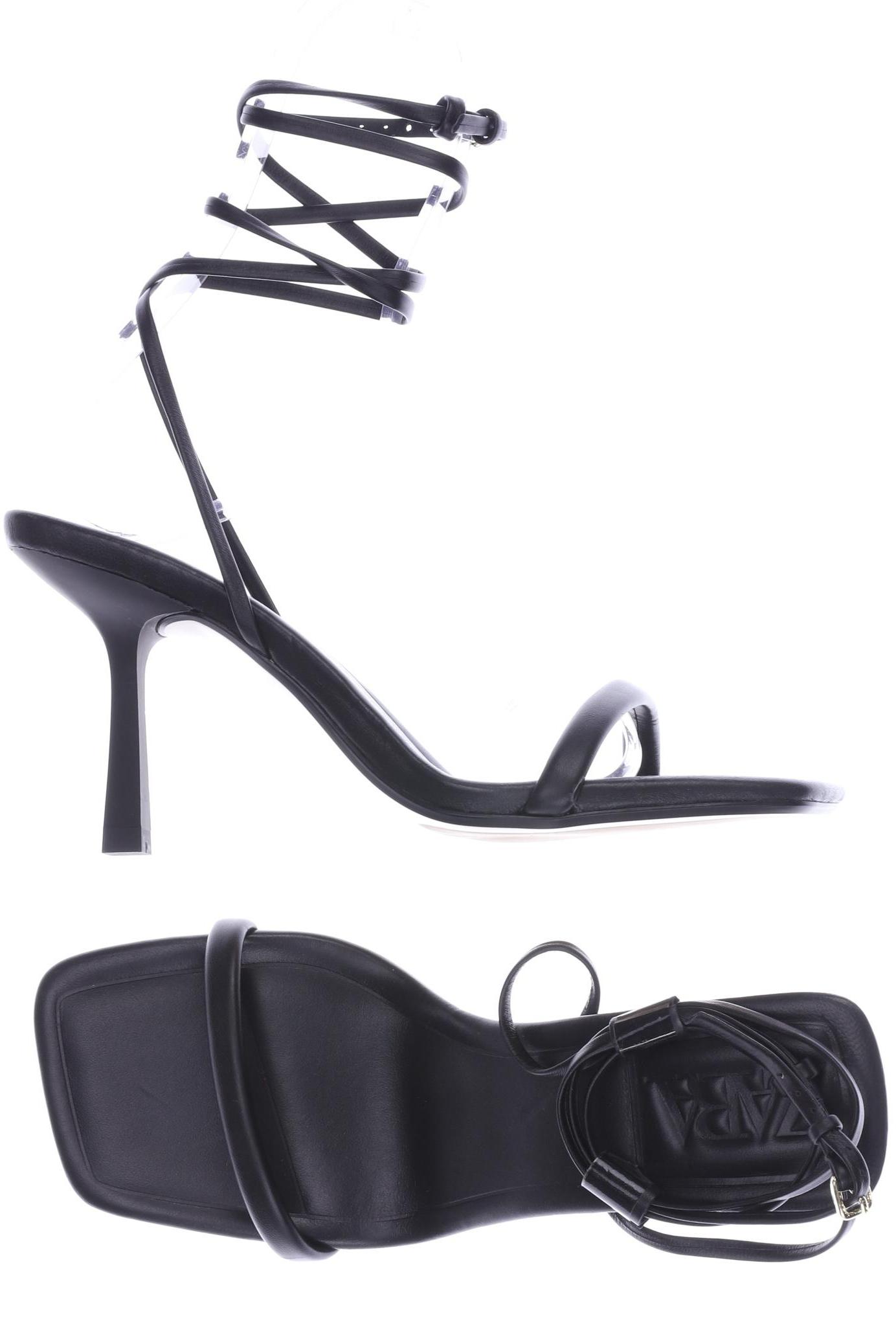 

Zara Damen Sandale, schwarz, Gr. 36