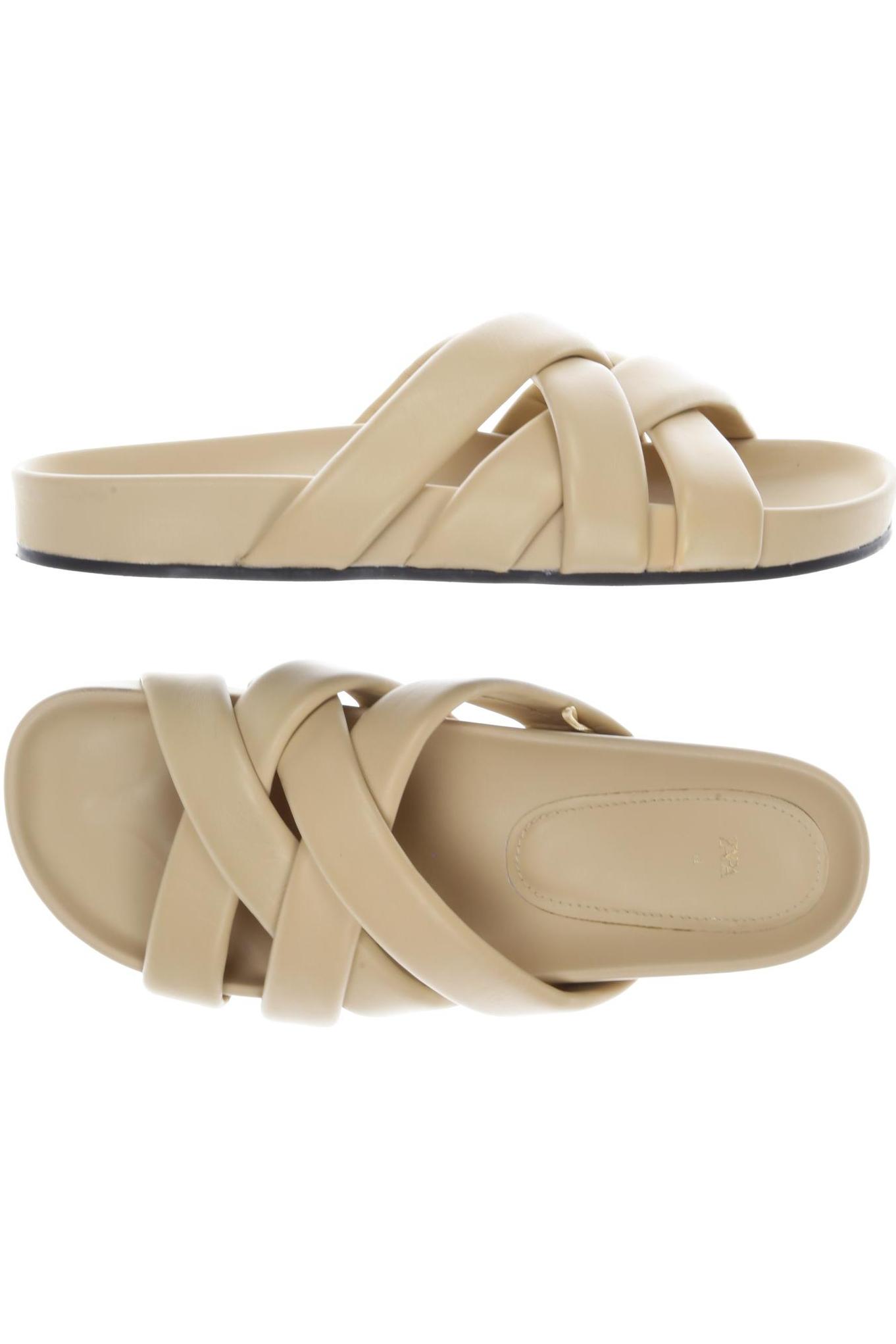 

Zara Damen Sandale, beige, Gr. 41