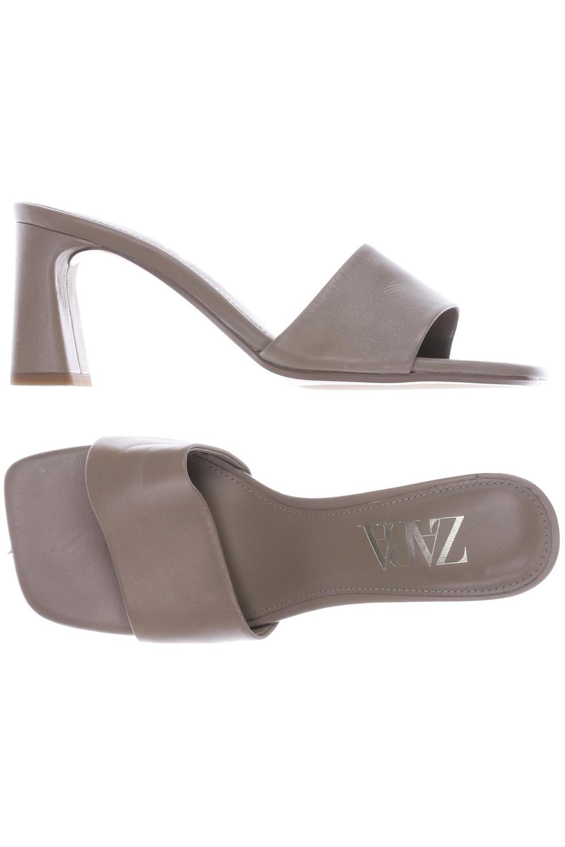 

ZARA Damen Sandale, beige