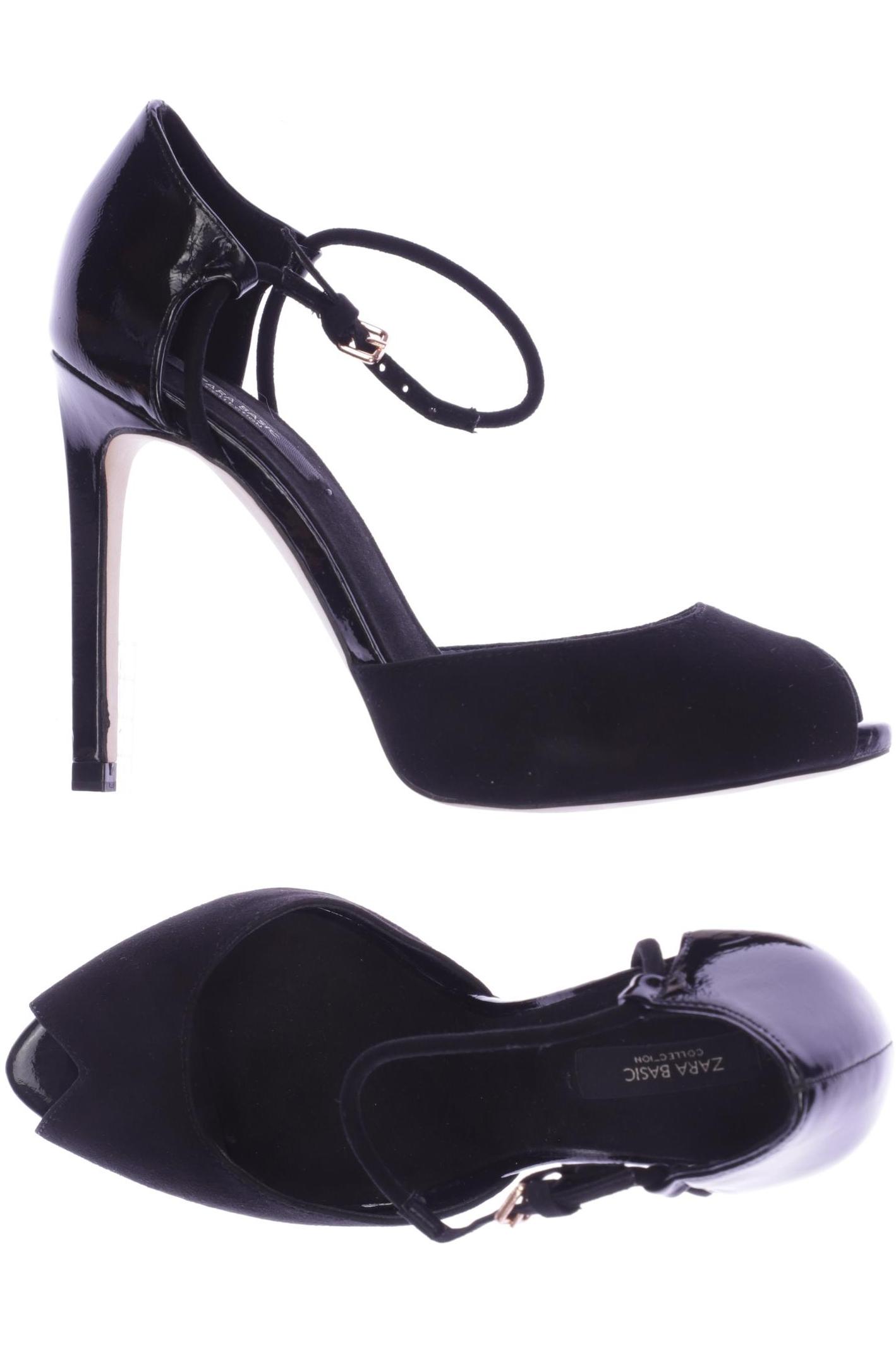 

Zara Damen Sandale, schwarz, Gr. 37