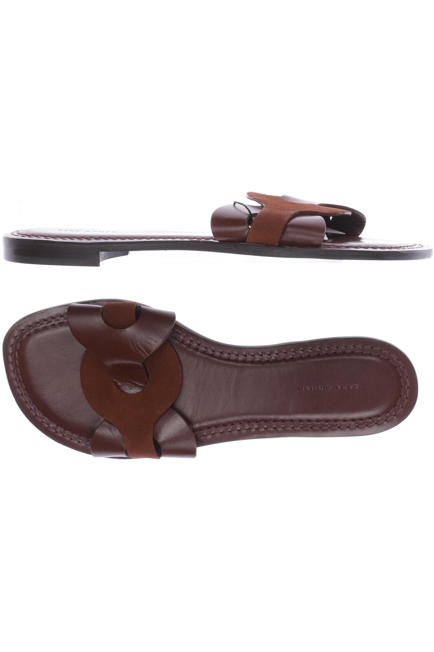 

Zara Damen Sandale, braun, Gr. 40