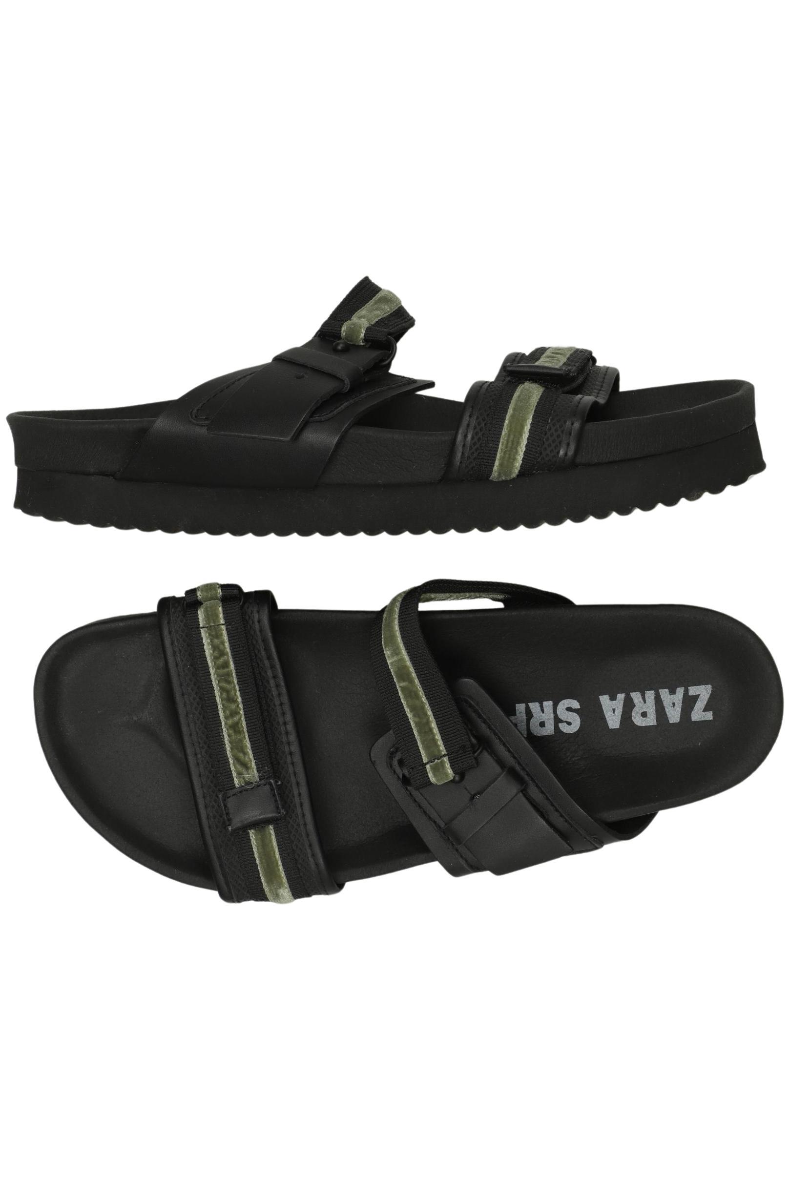 

Zara Damen Sandale, schwarz, Gr. 40