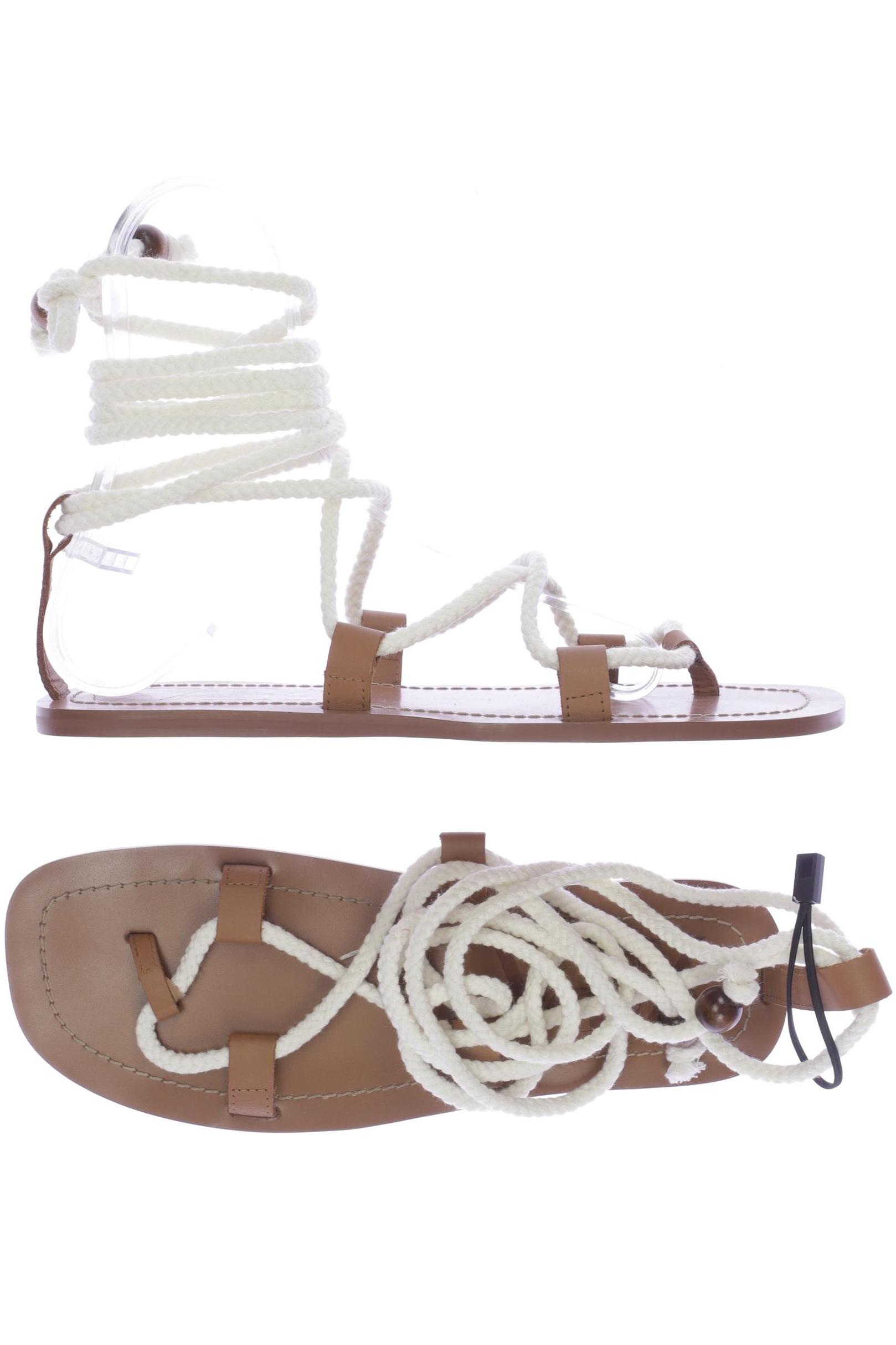 

Zara Damen Sandale, weiß, Gr. 39