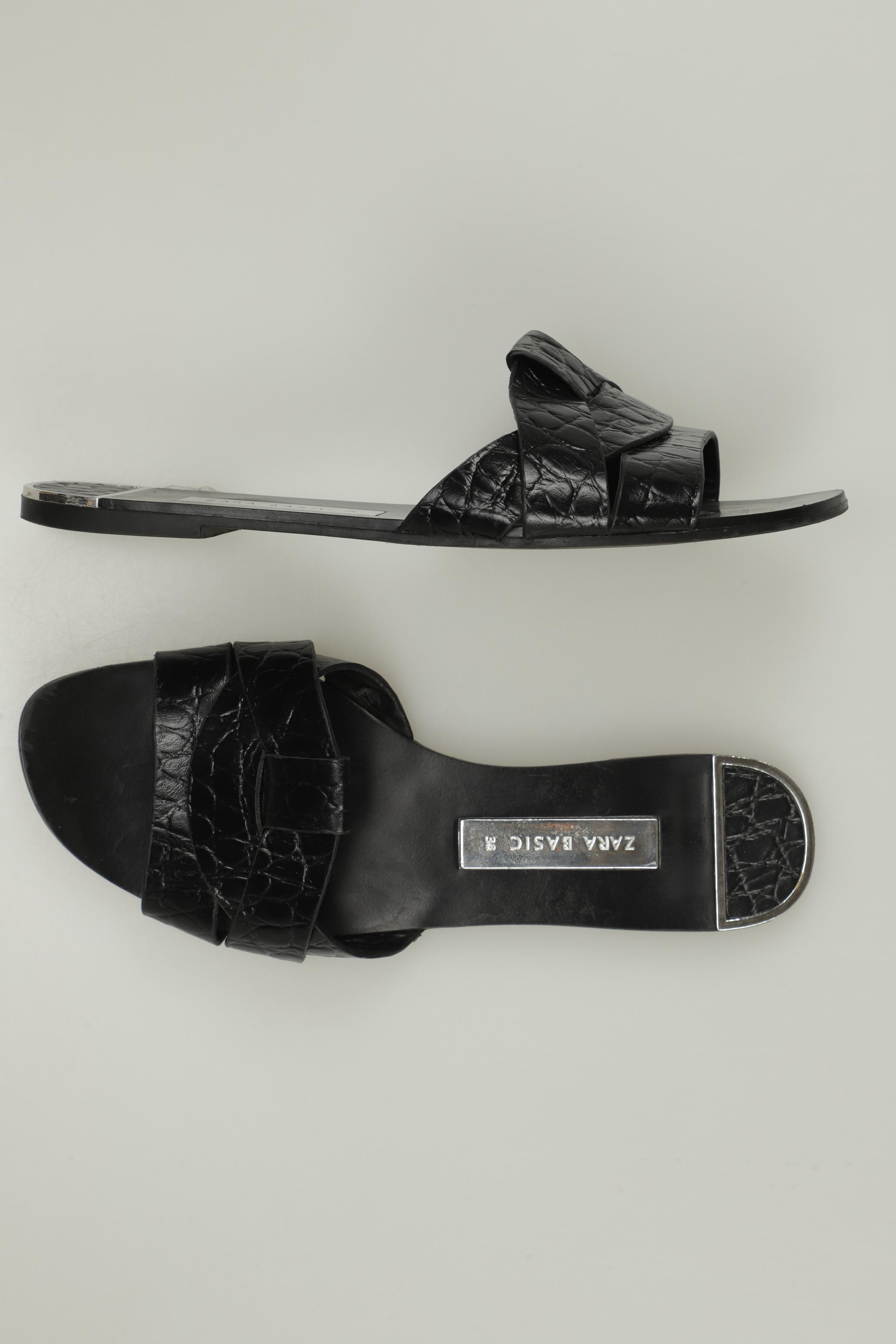 

ZARA Damen Sandale, schwarz