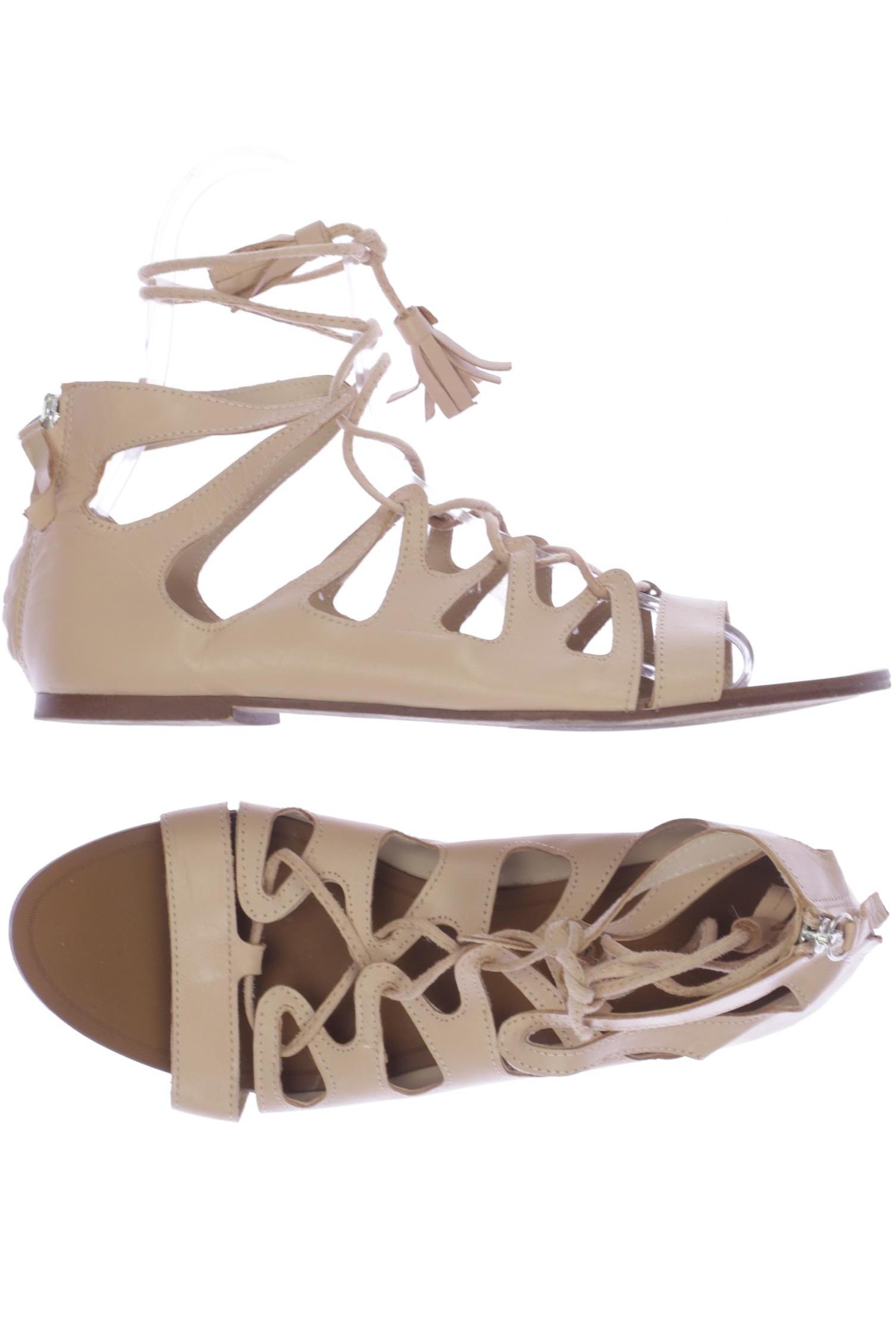 

ZARA Damen Sandale, beige