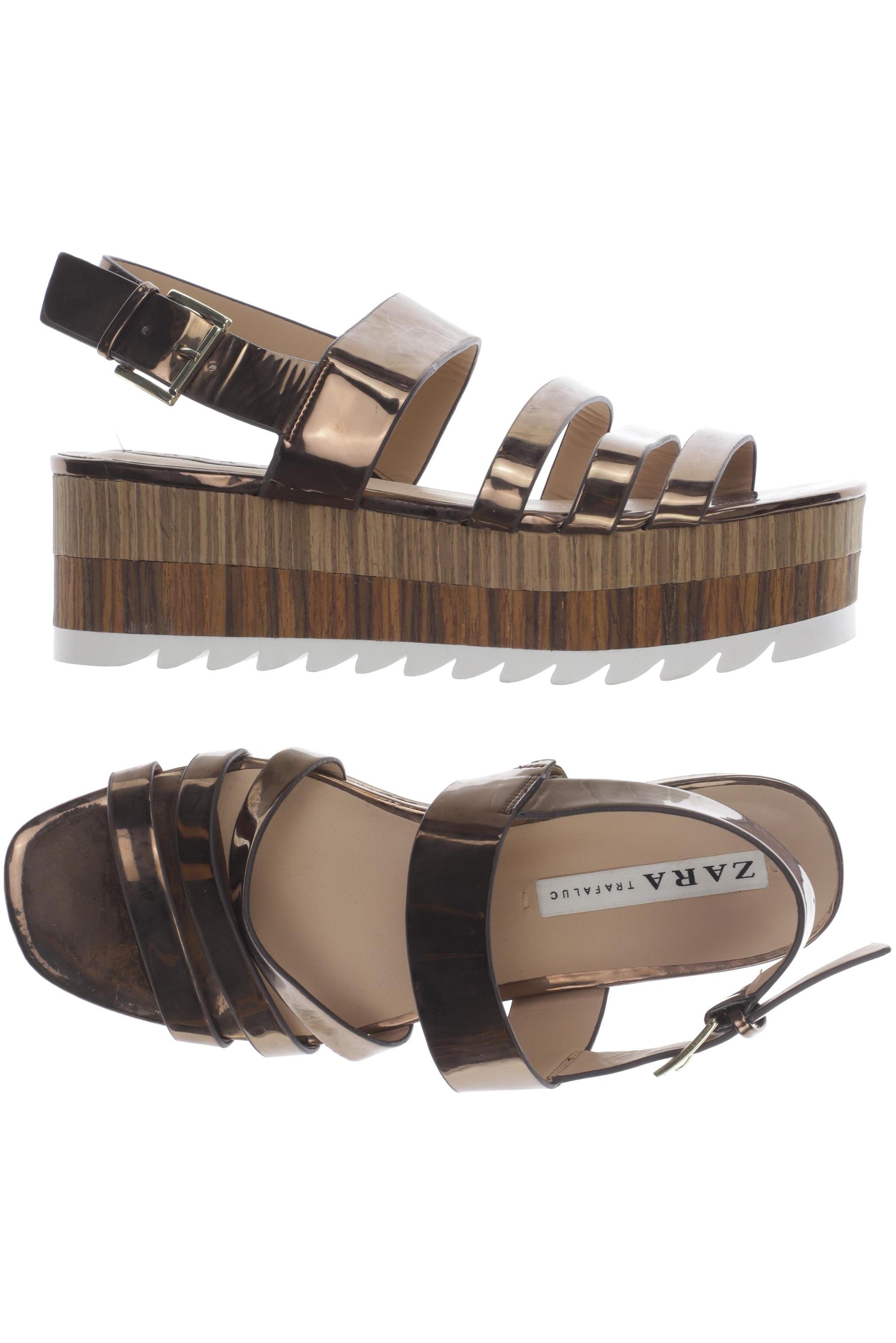 

ZARA Damen Sandale, braun