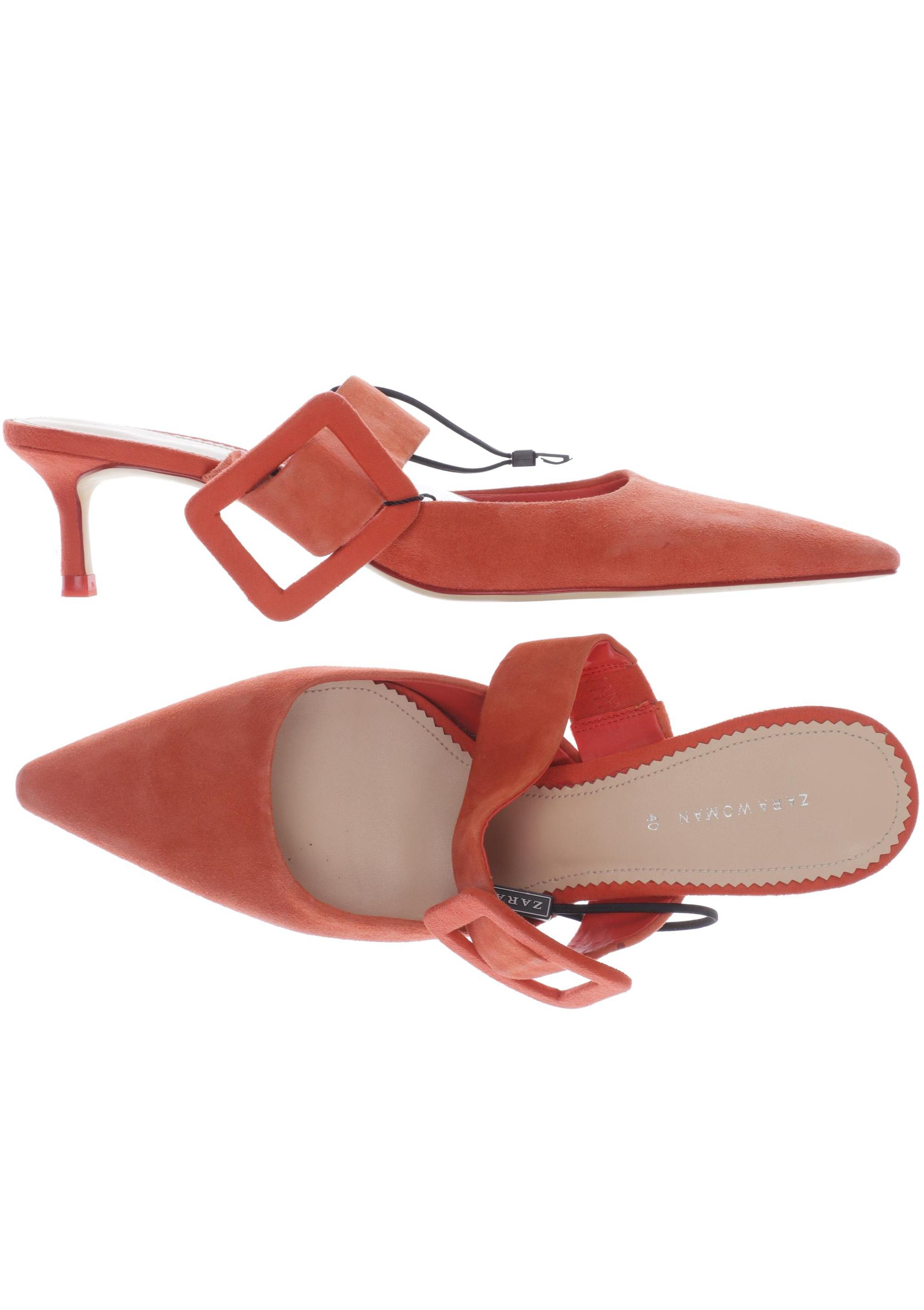 

Zara Damen Sandale, orange, Gr. 40