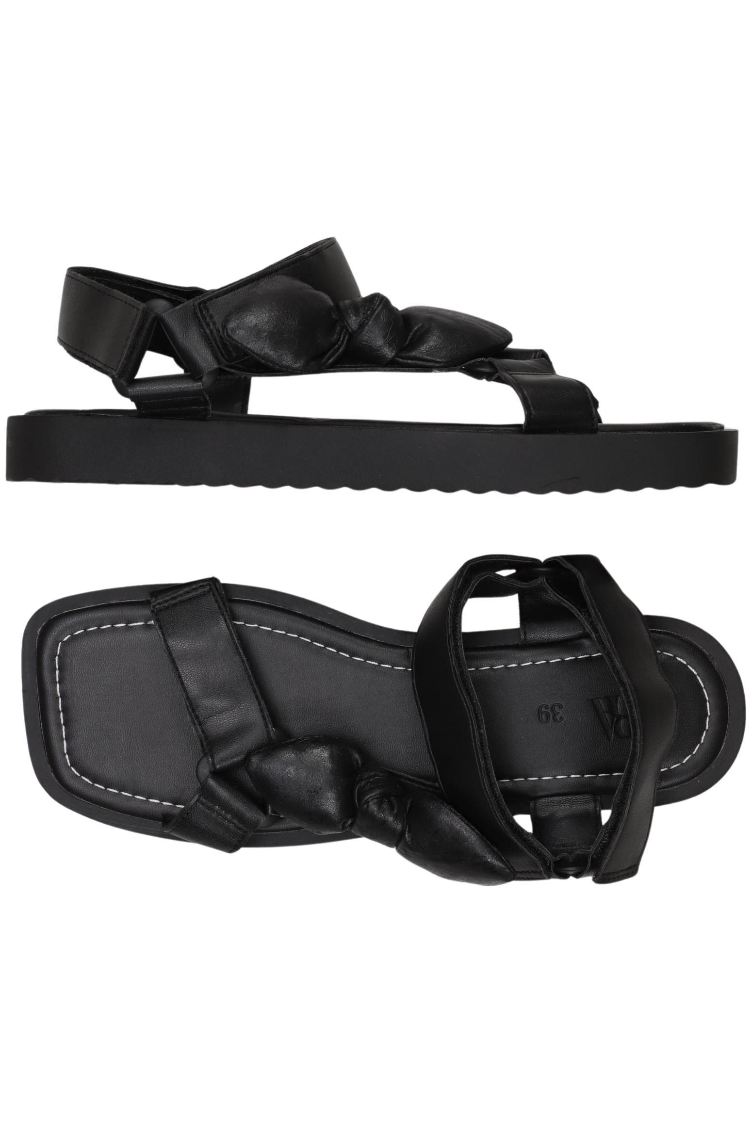 

Zara Damen Sandale, schwarz, Gr. 39