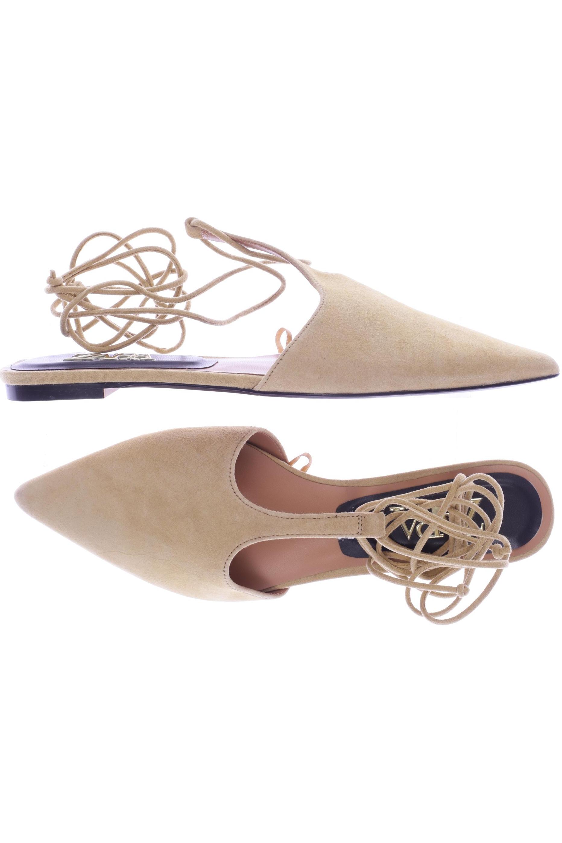 

Zara Damen Sandale, beige, Gr. 37