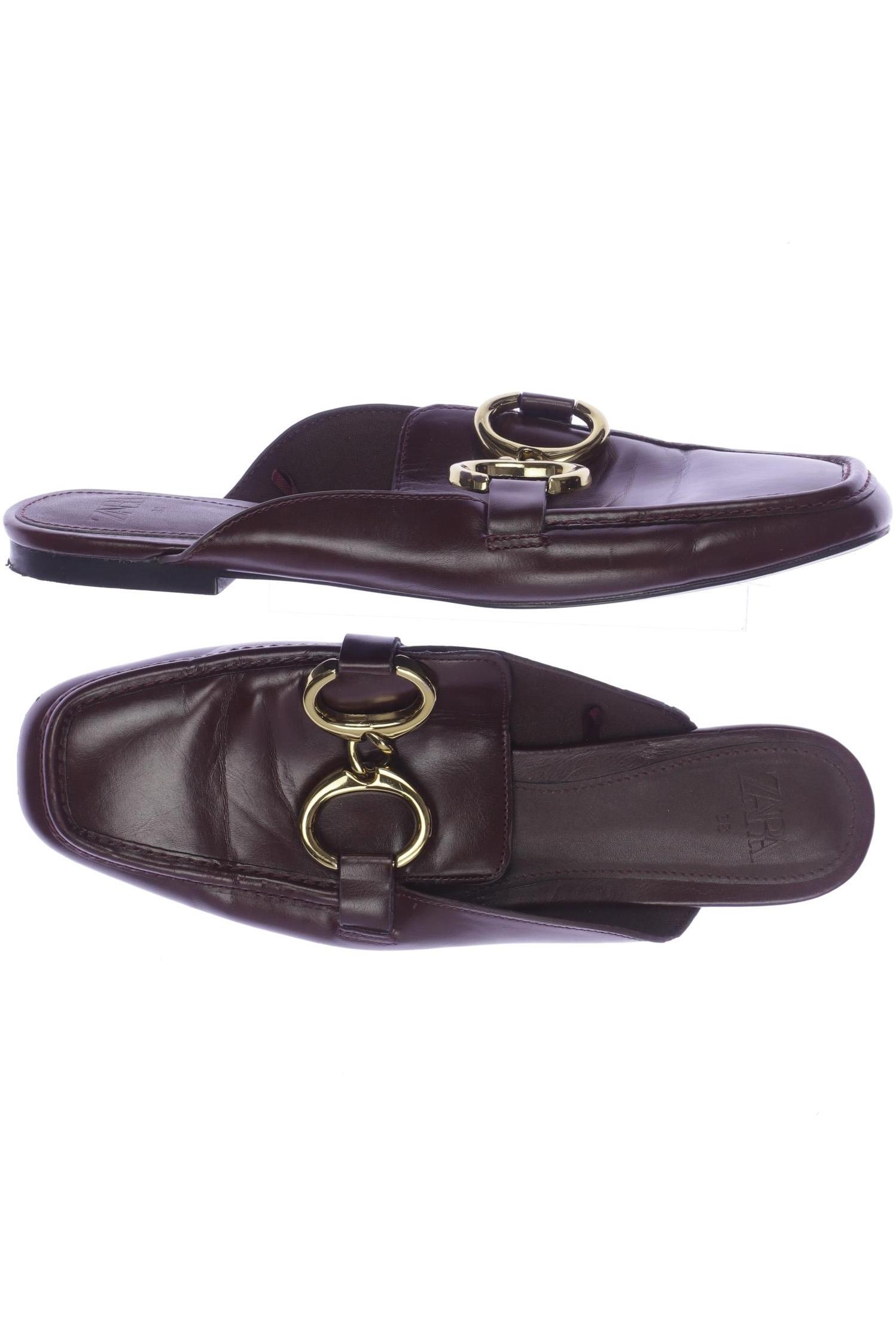 Thumbnail - Zara Damen Sandale, bordeaux, Gr. 38