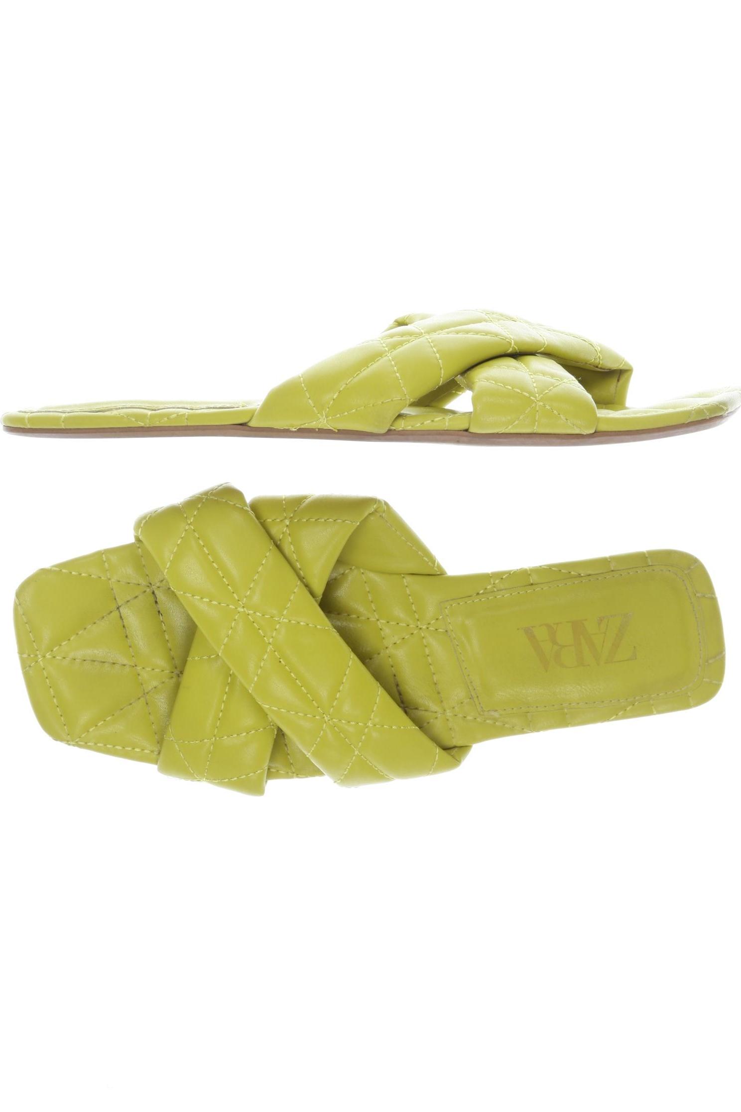 Thumbnail - Zara Damen Sandale, hellgrün, Gr. 41