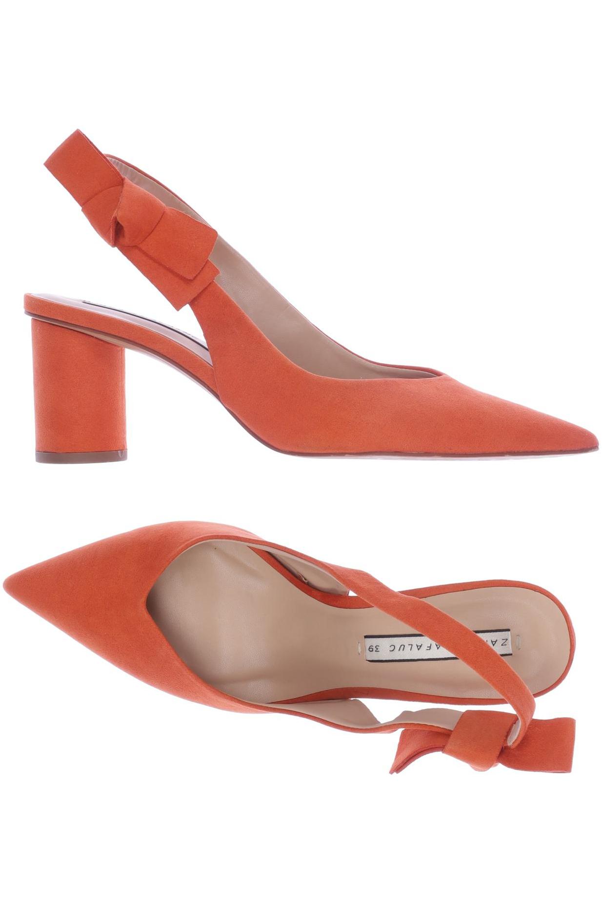 

Zara Damen Sandale, orange, Gr. 39