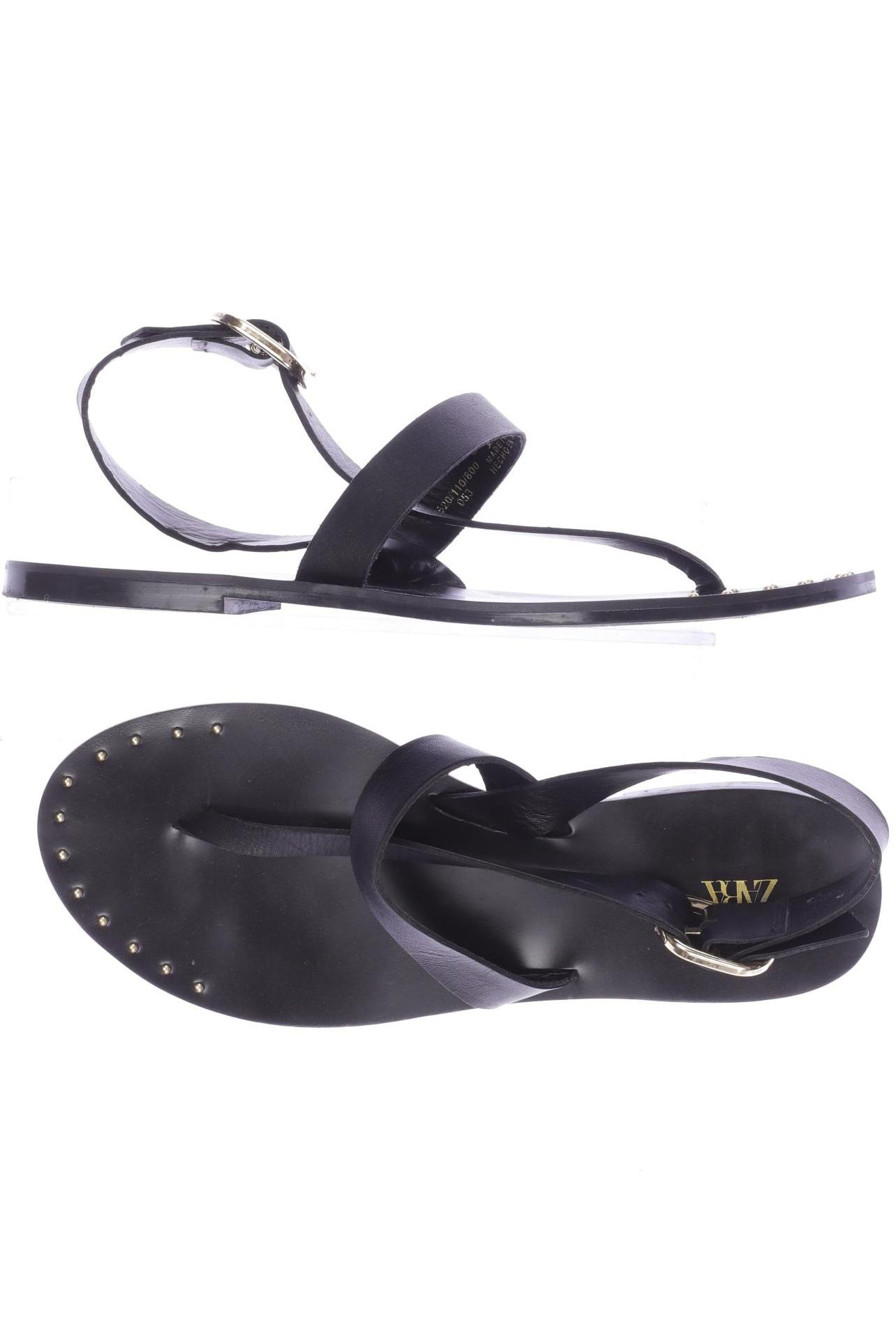 

Zara Damen Sandale, schwarz, Gr. 36