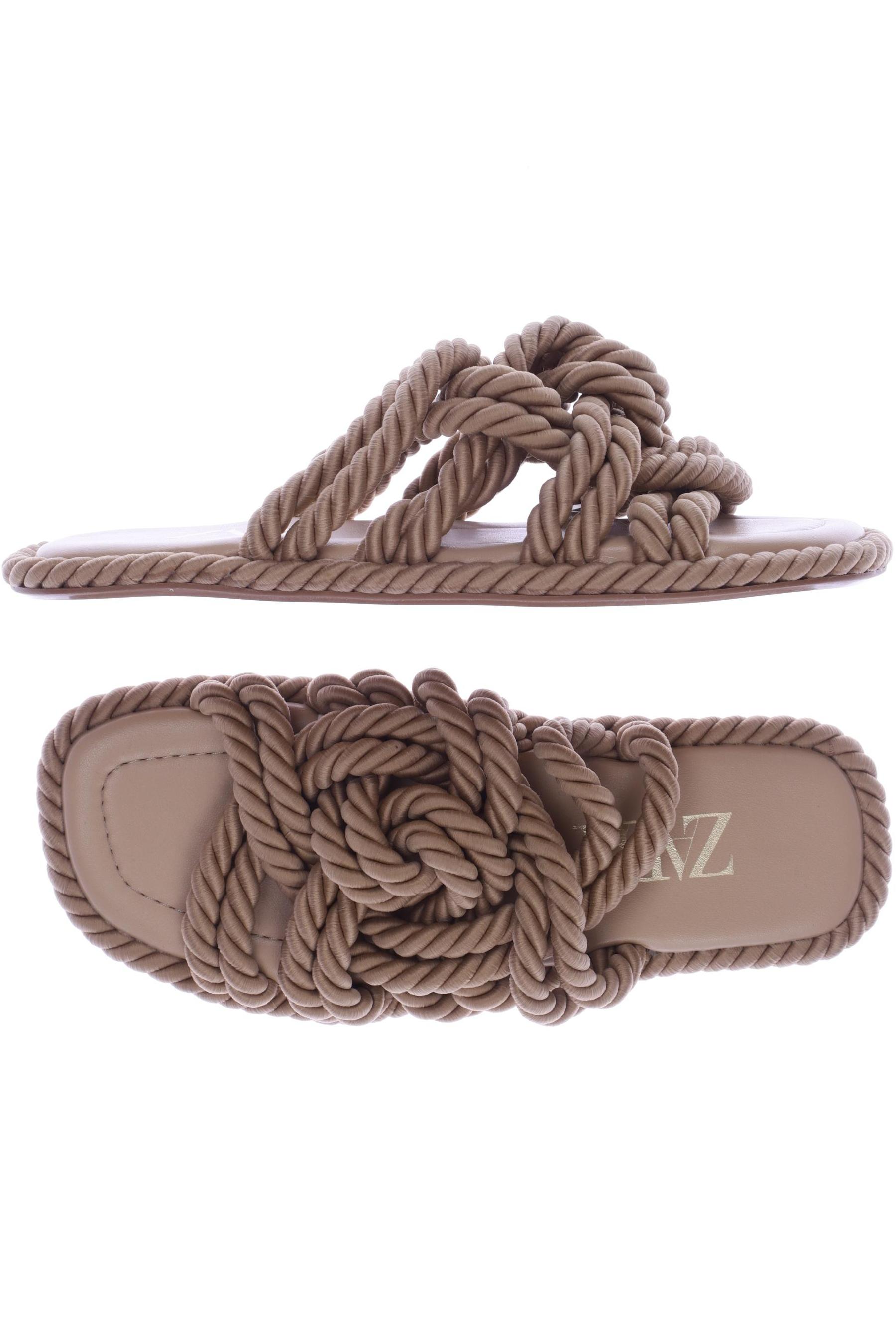 

Zara Damen Sandale, beige, Gr. 36