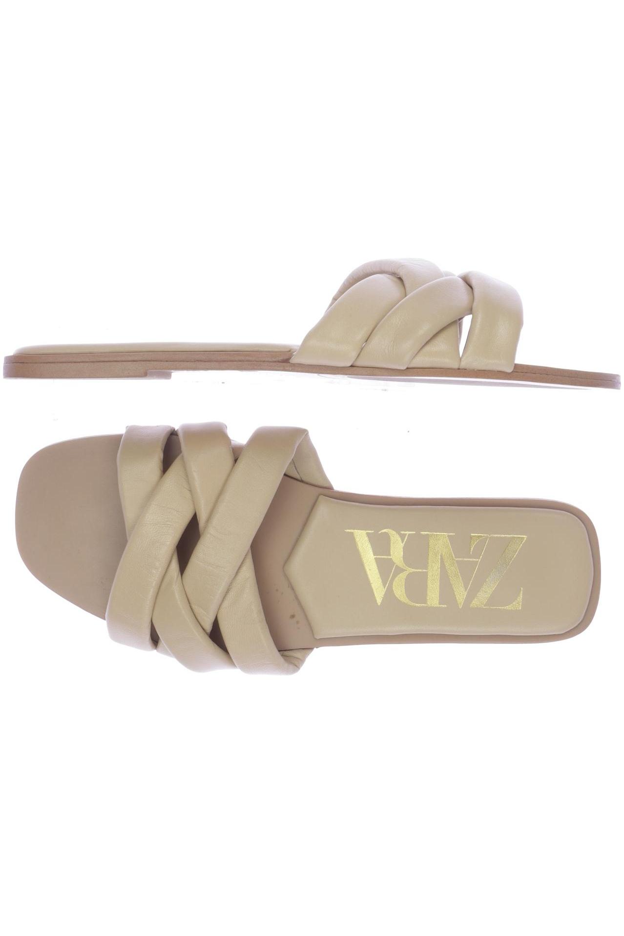 

Zara Damen Sandale, beige, Gr. 37