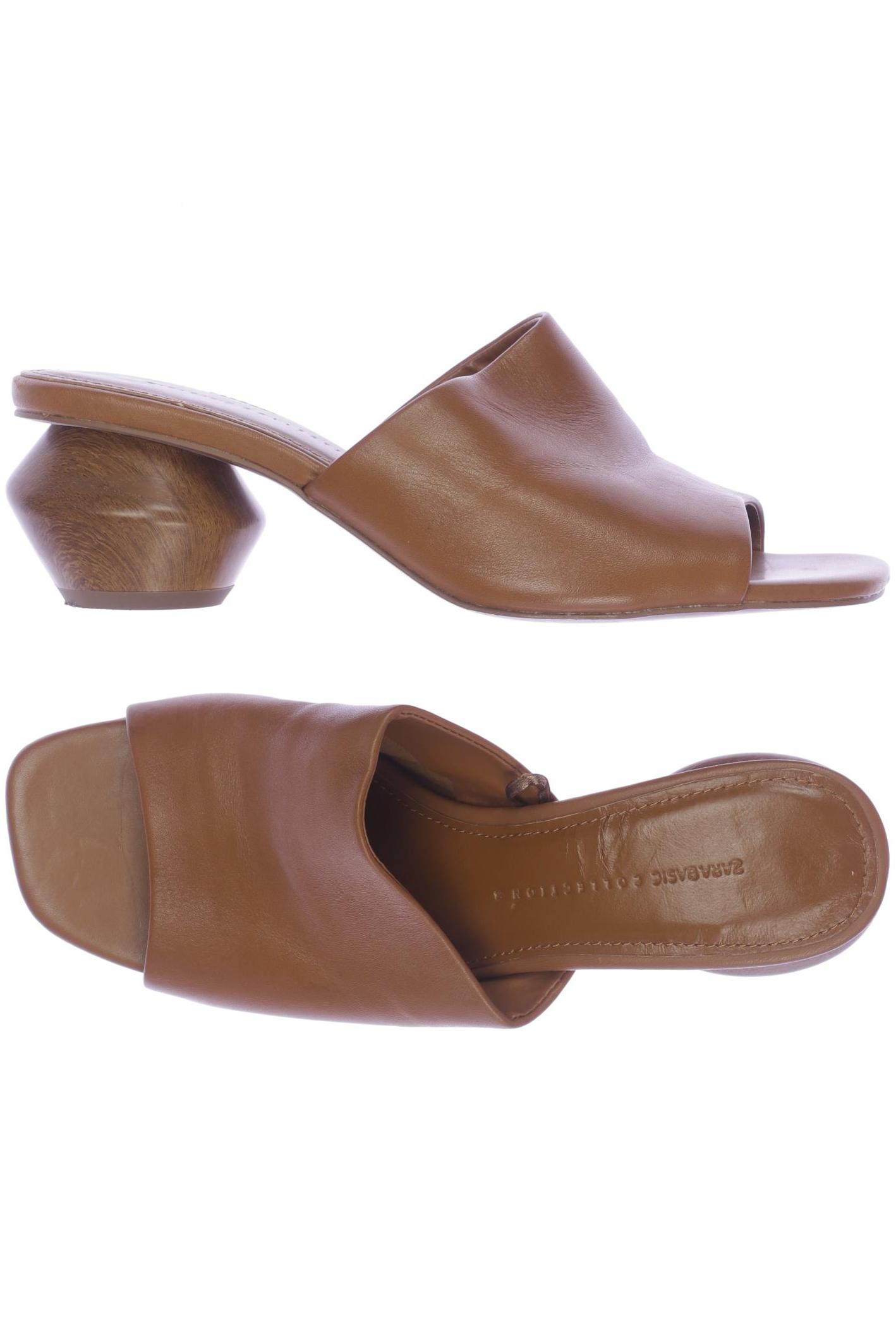 

Zara Damen Sandale, braun, Gr. 37