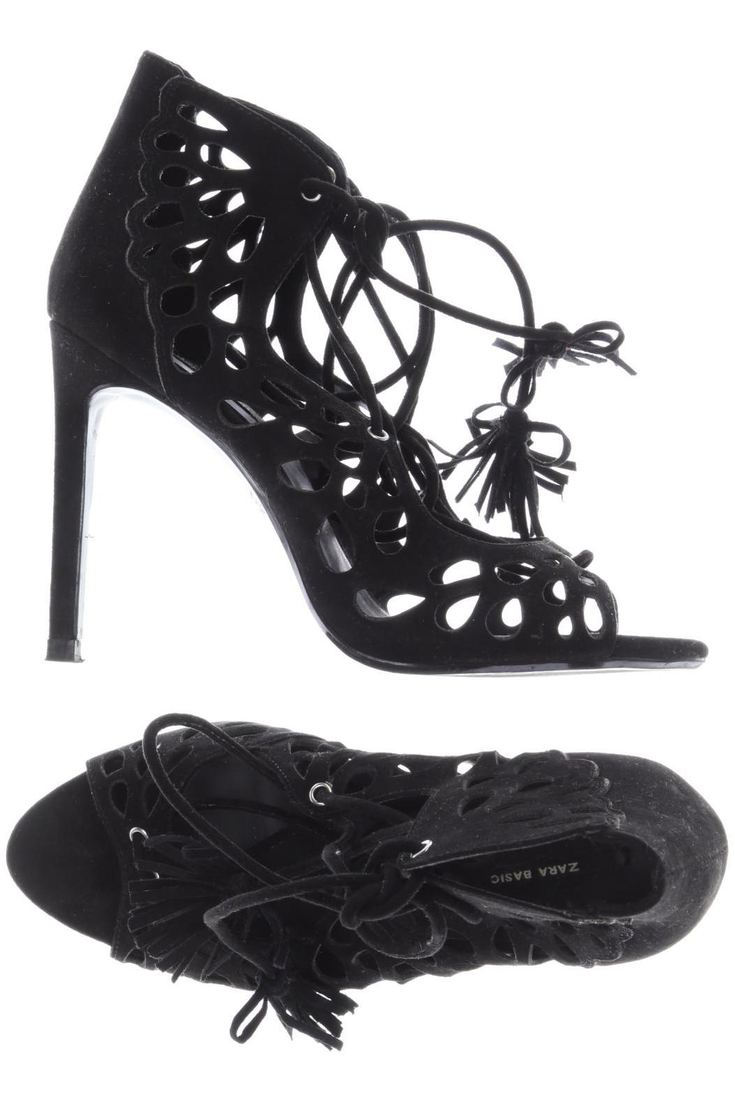 

Zara Damen Sandale, schwarz, Gr. 36