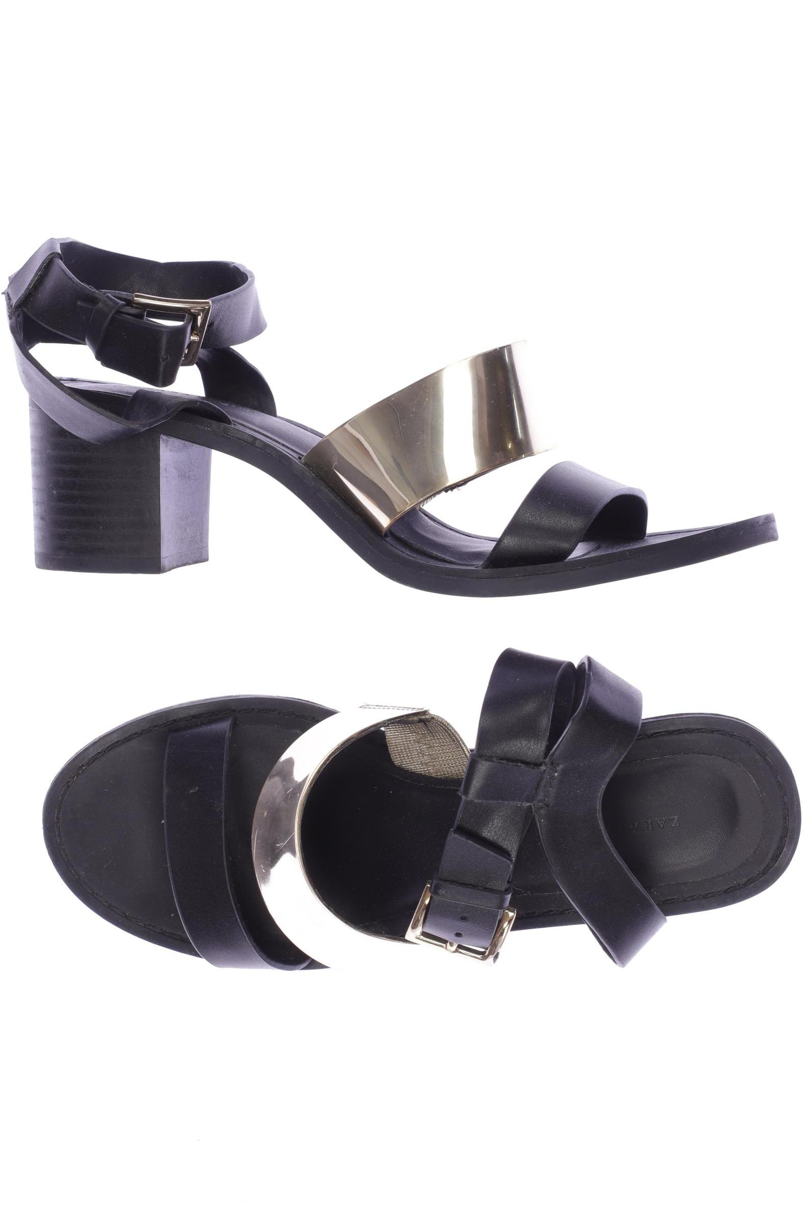 

Zara Damen Sandale, schwarz, Gr. 38