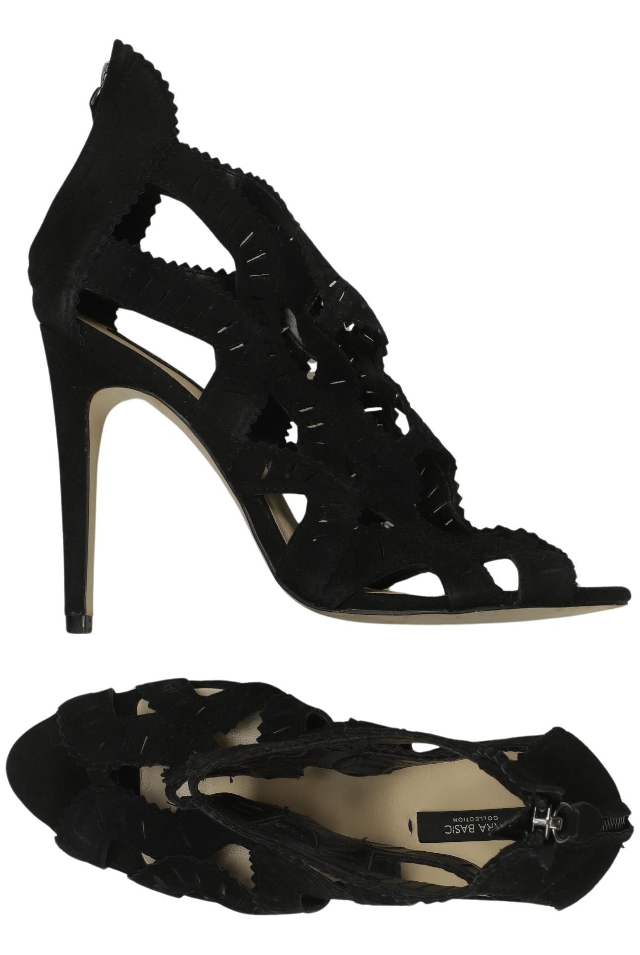 

Zara Damen Sandale, schwarz, Gr. 40