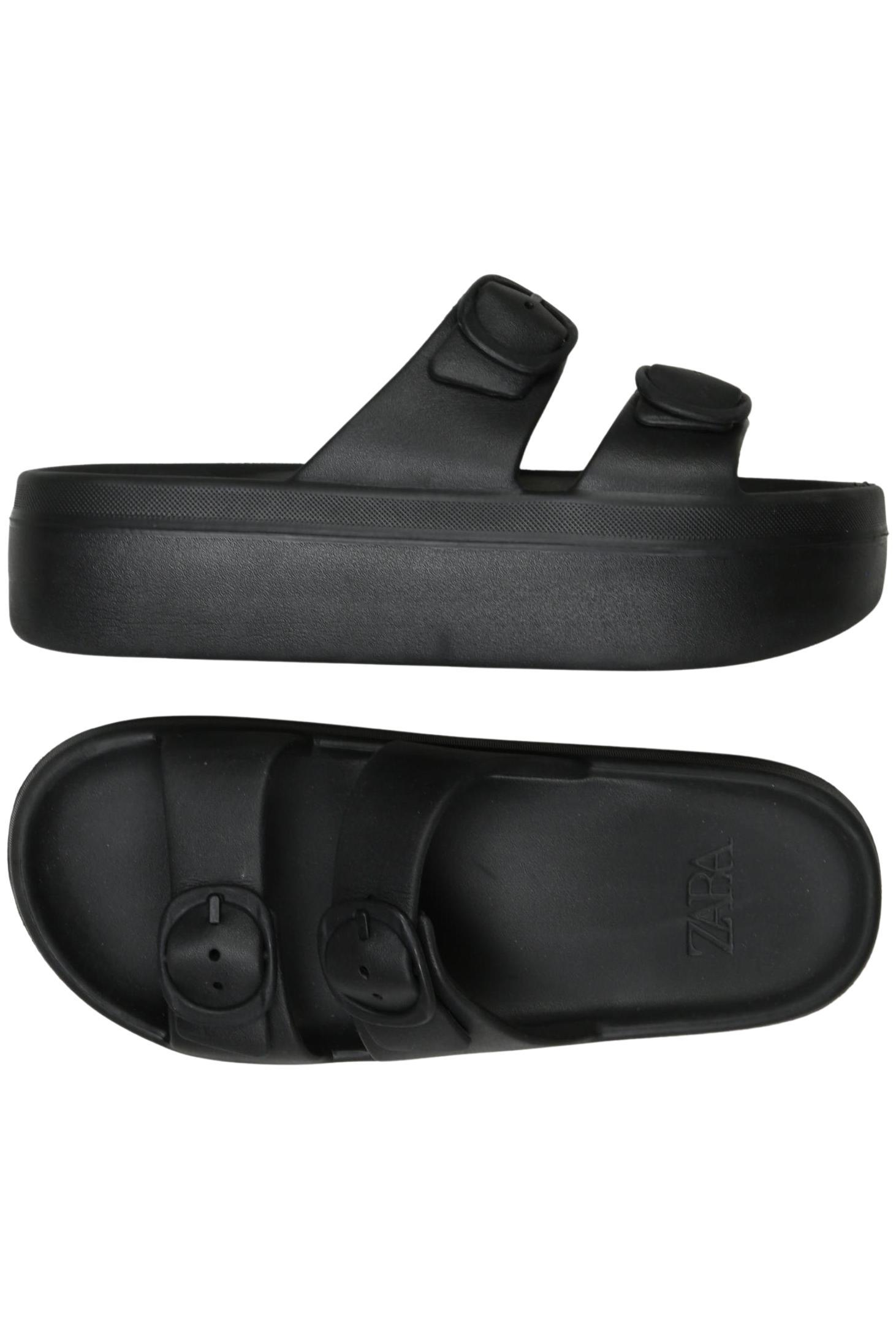 

Zara Damen Sandale, schwarz, Gr. 38
