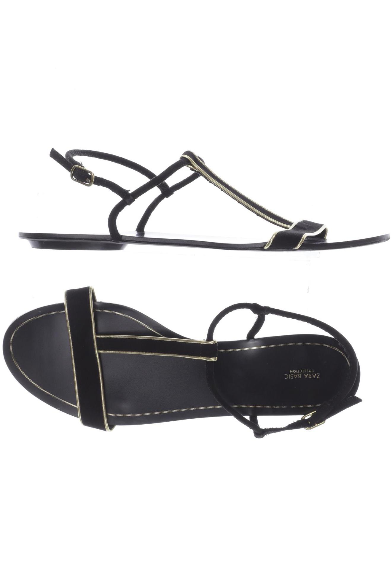 

Zara Damen Sandale, schwarz, Gr. 41