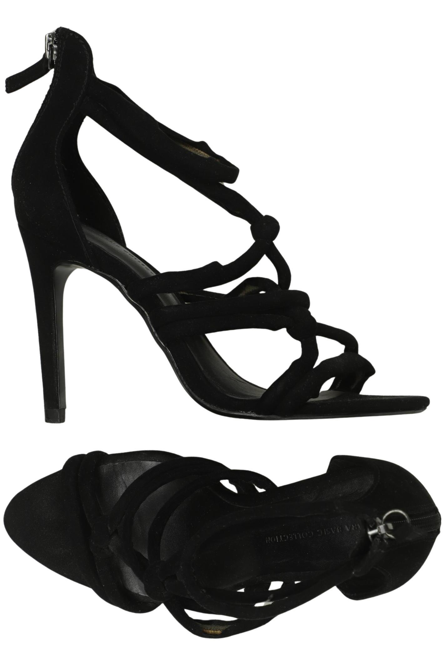 

Zara Damen Sandale, schwarz, Gr. 37