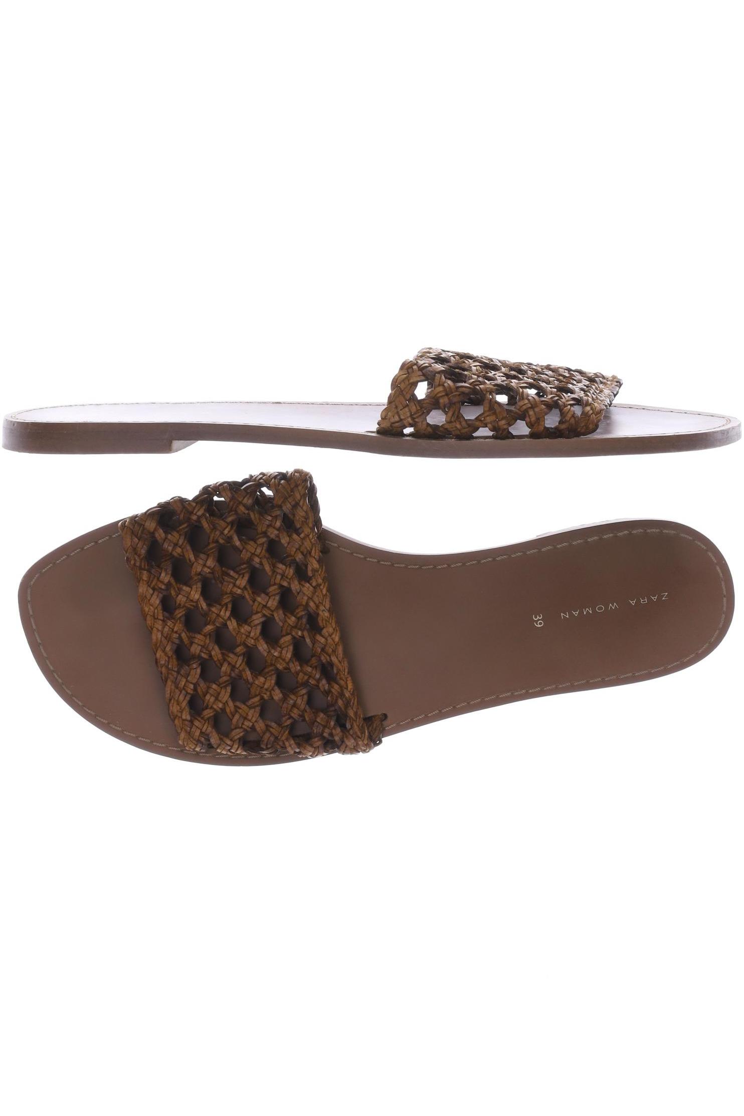 

Zara Damen Sandale, braun, Gr. 39
