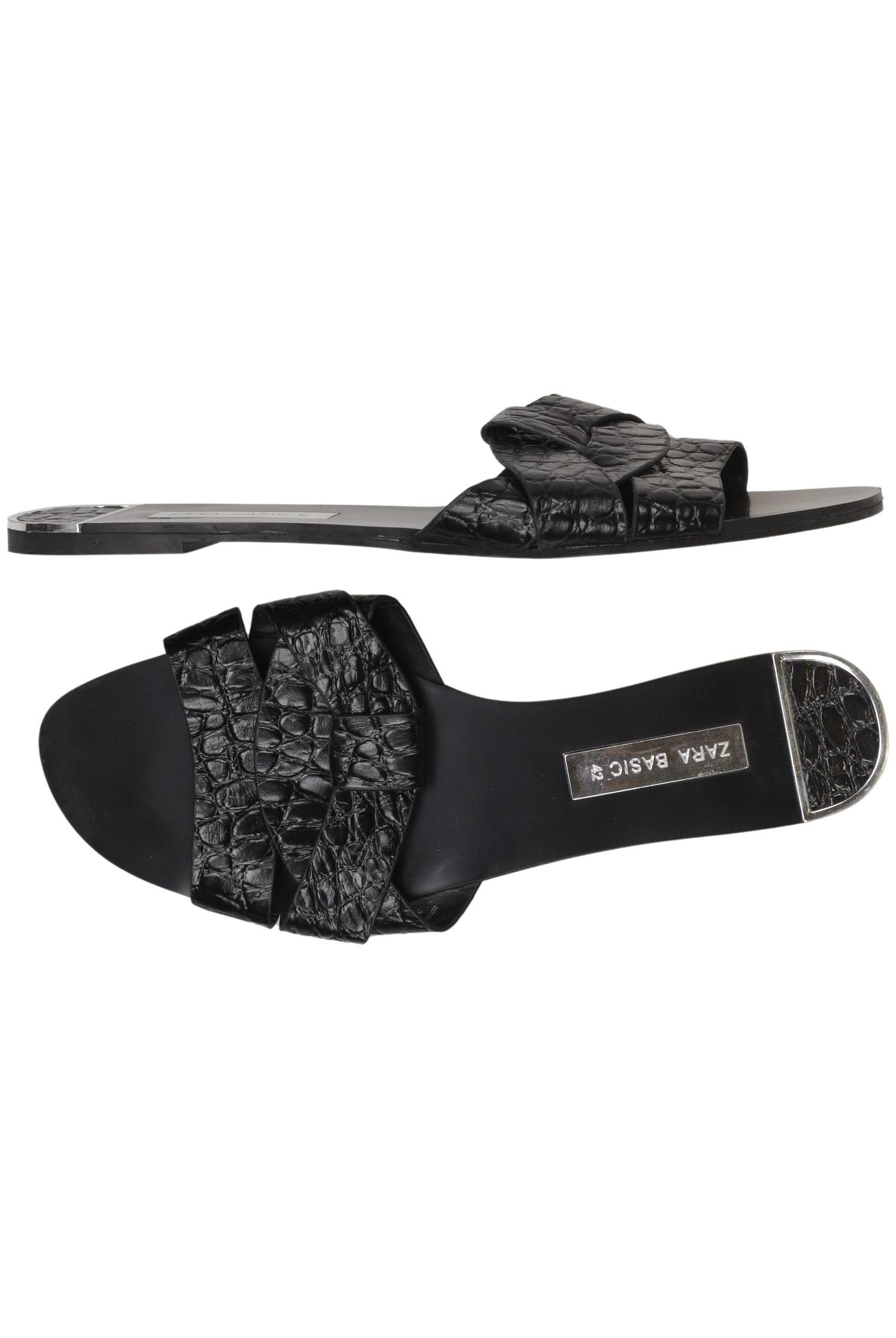 

Zara Damen Sandale, schwarz, Gr. 42