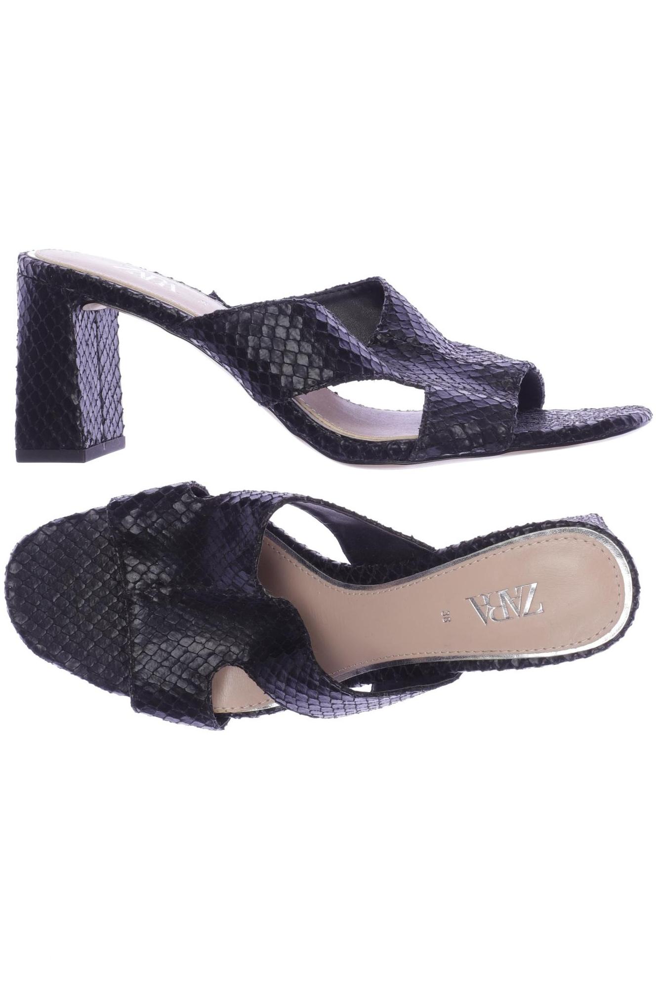 

Zara Damen Sandale, schwarz, Gr. 38