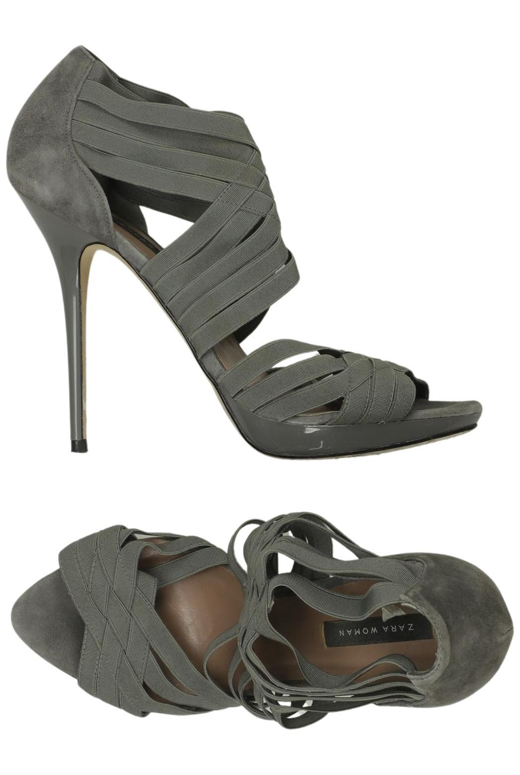 

Zara Damen Sandale, grau, Gr. 40