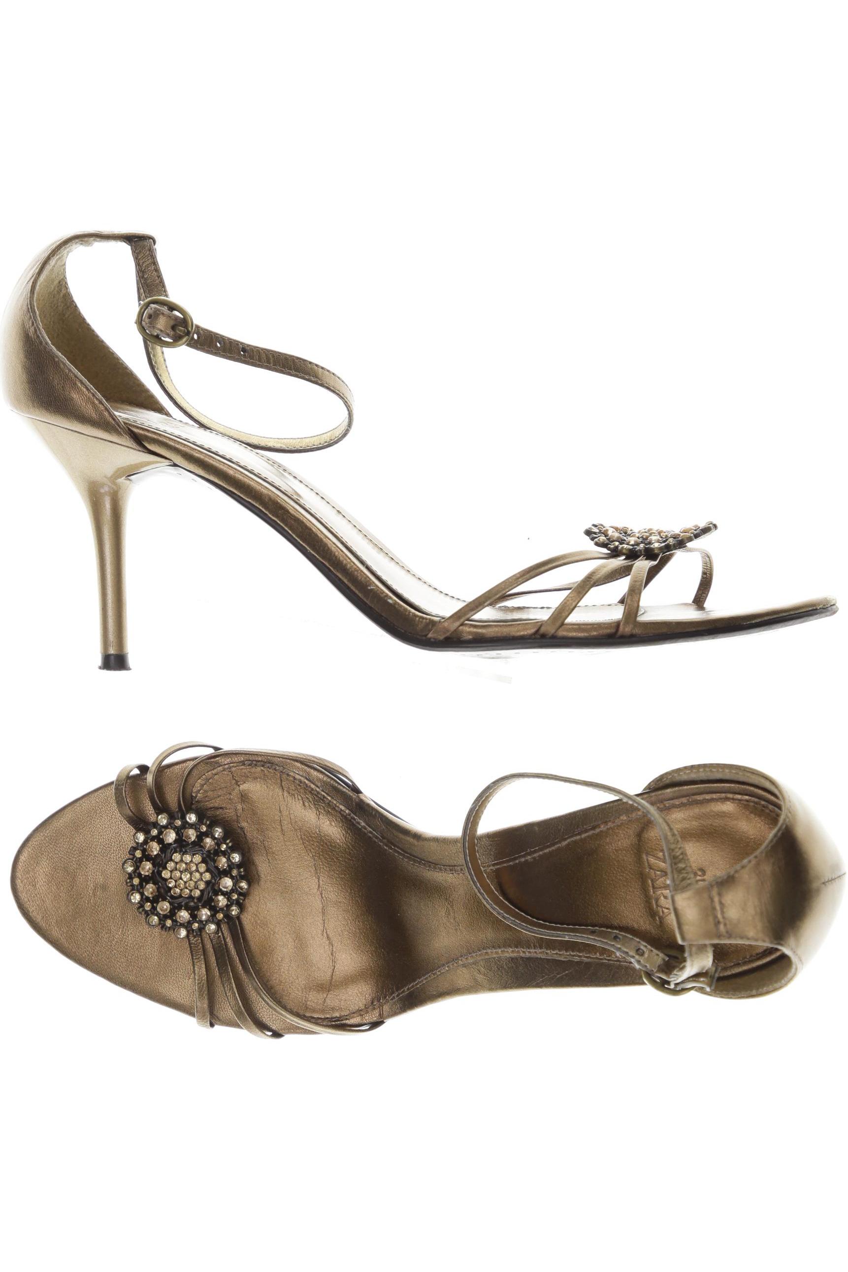 

Zara Damen Sandale, braun, Gr. 39